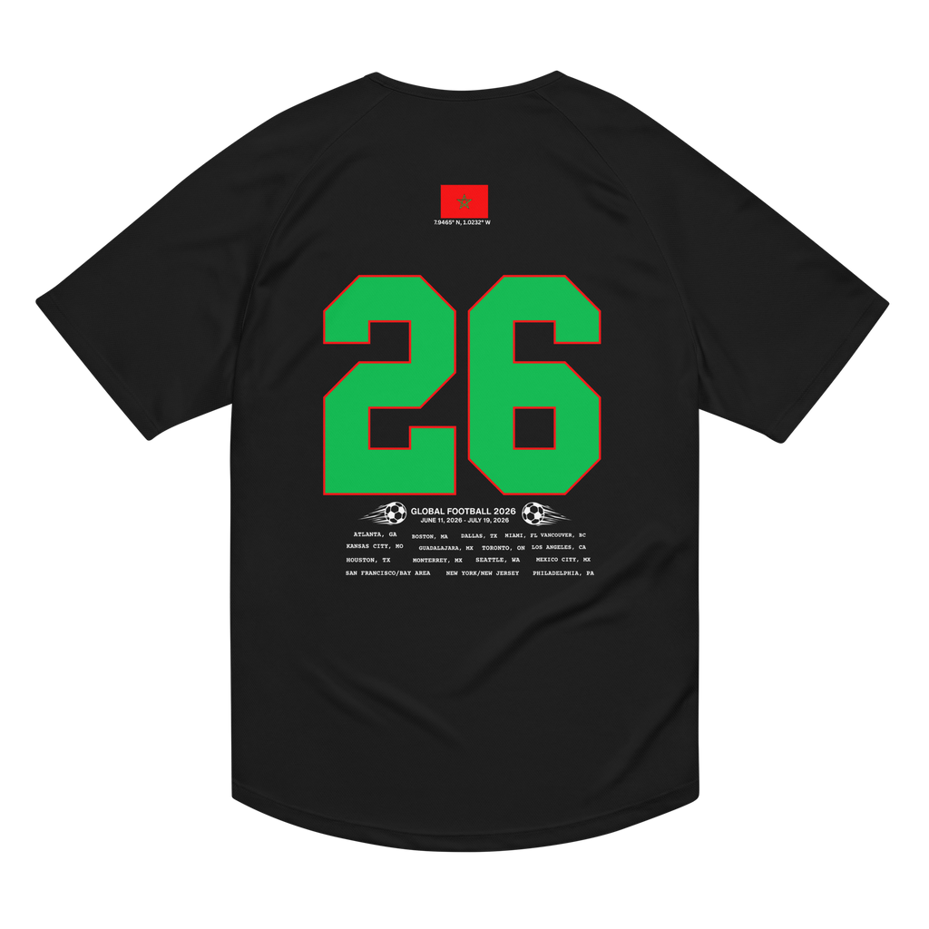MOROCCO 2026 Streetwear Soccer Jersey