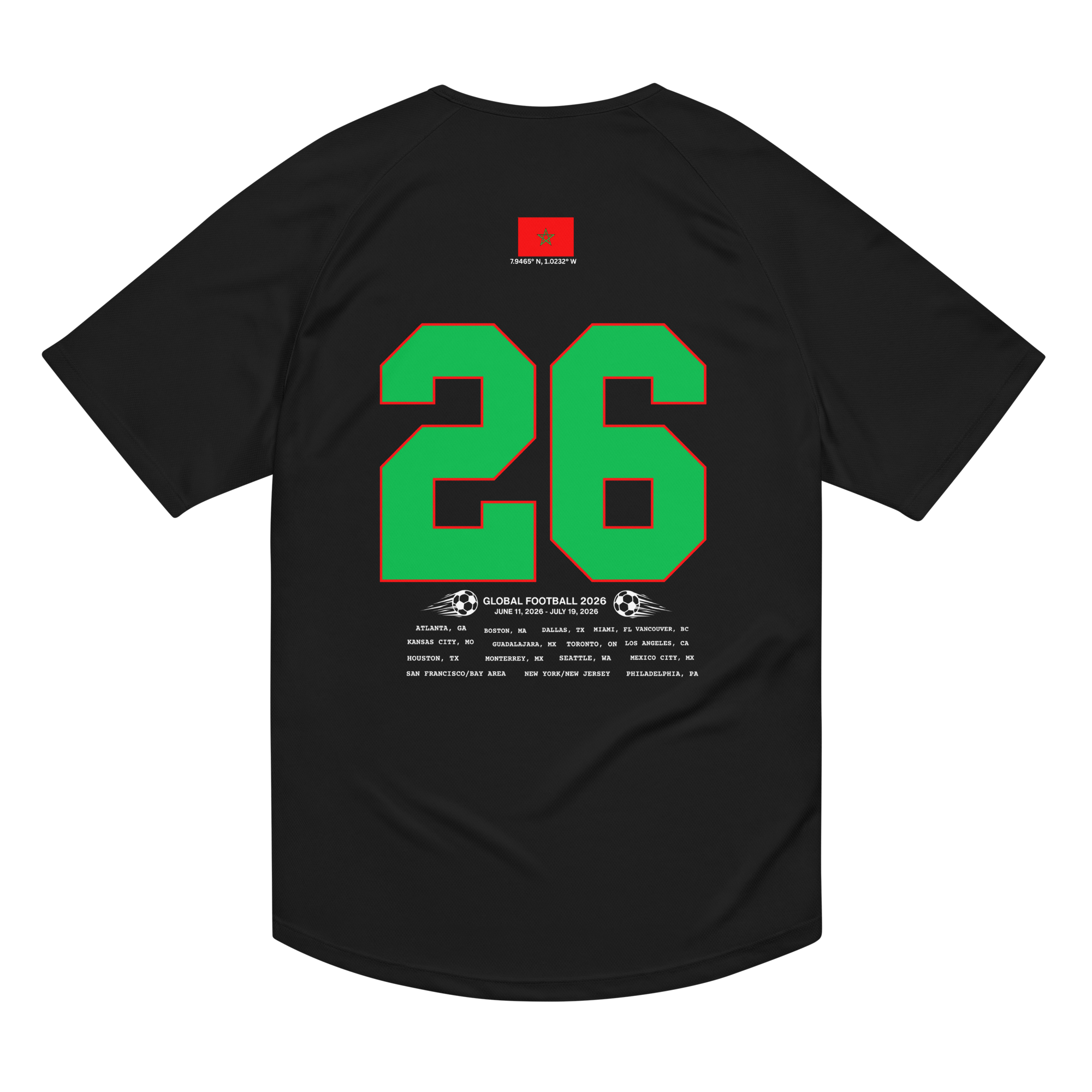 MOROCCO 2026 Streetwear Soccer Jersey
