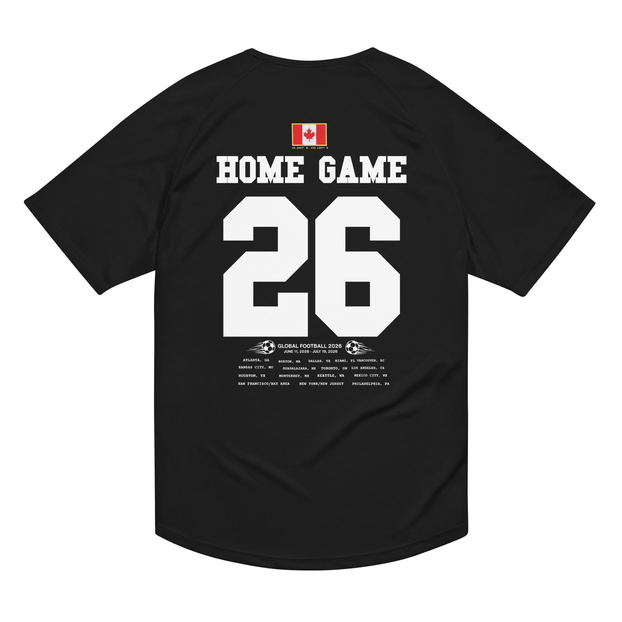 VANCOUVER Host City 2026 Streetwear Soccer Jersey