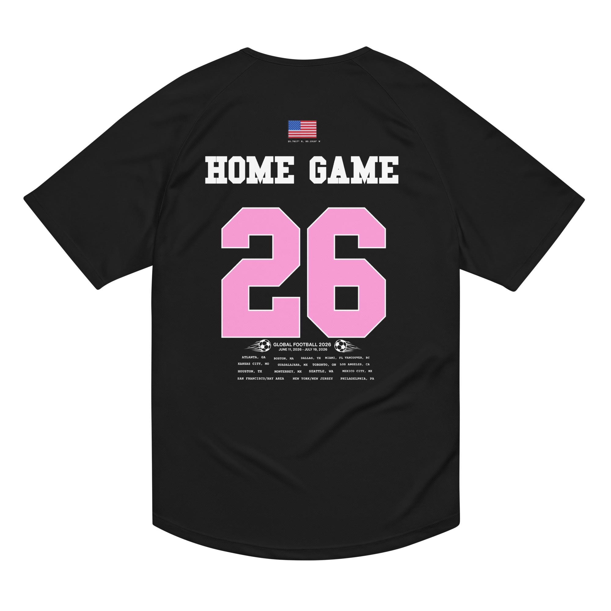 MIAMI Host City 2026 Streetwear Soccer Jersey