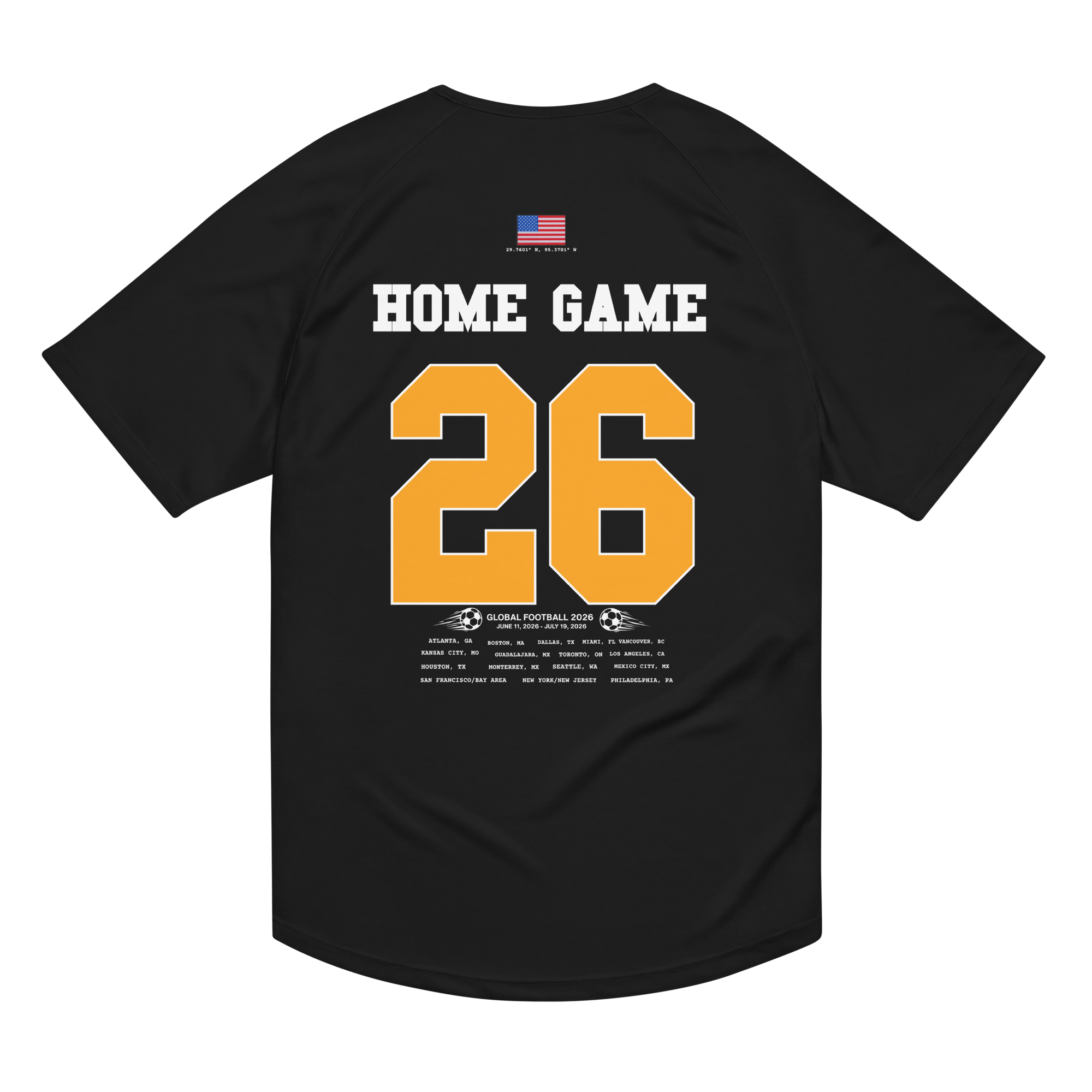 HOUSTON World Cup 2026 Streetwear Soccer Jersey