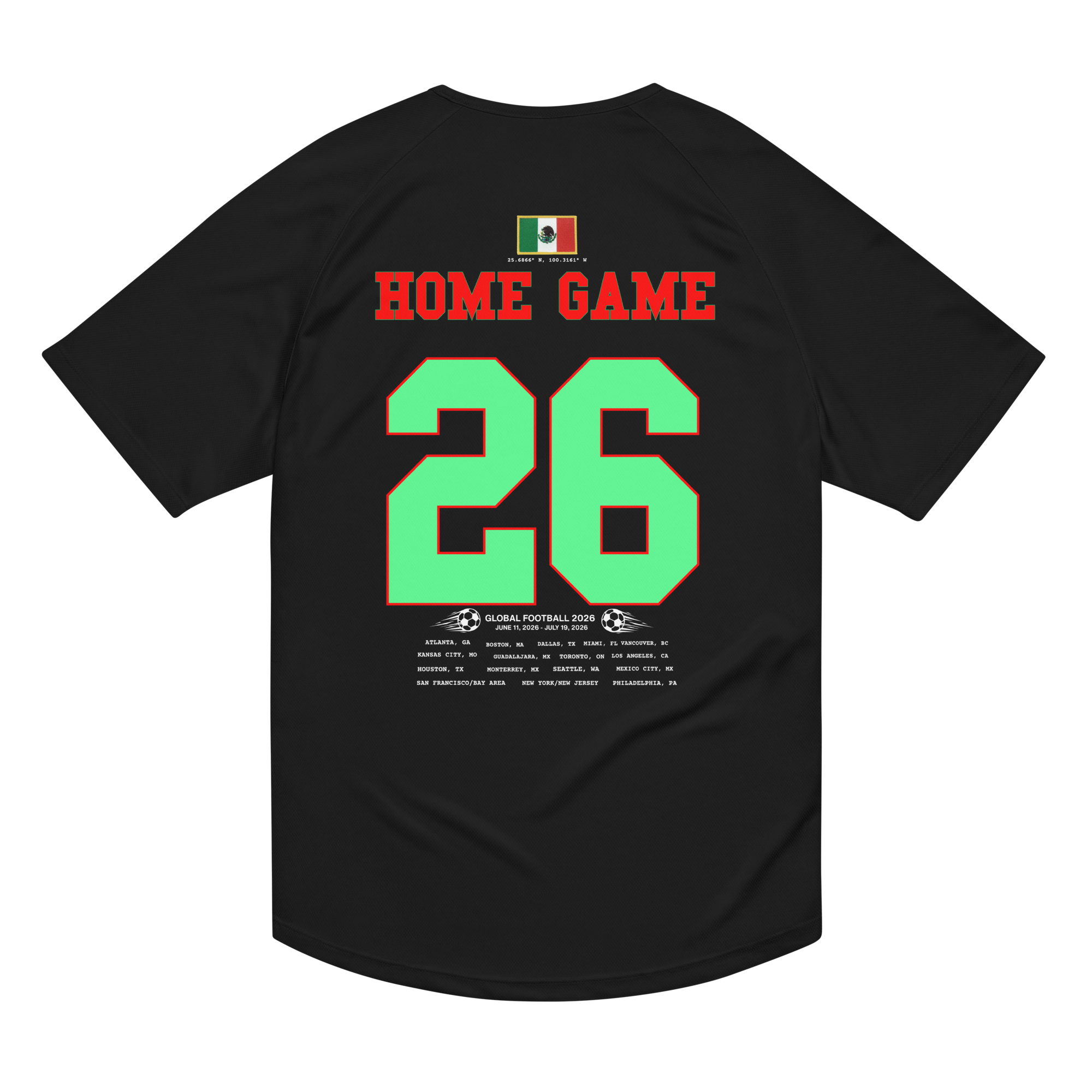 MONTERREY Host City 2026 Streetwear Soccer Jersey