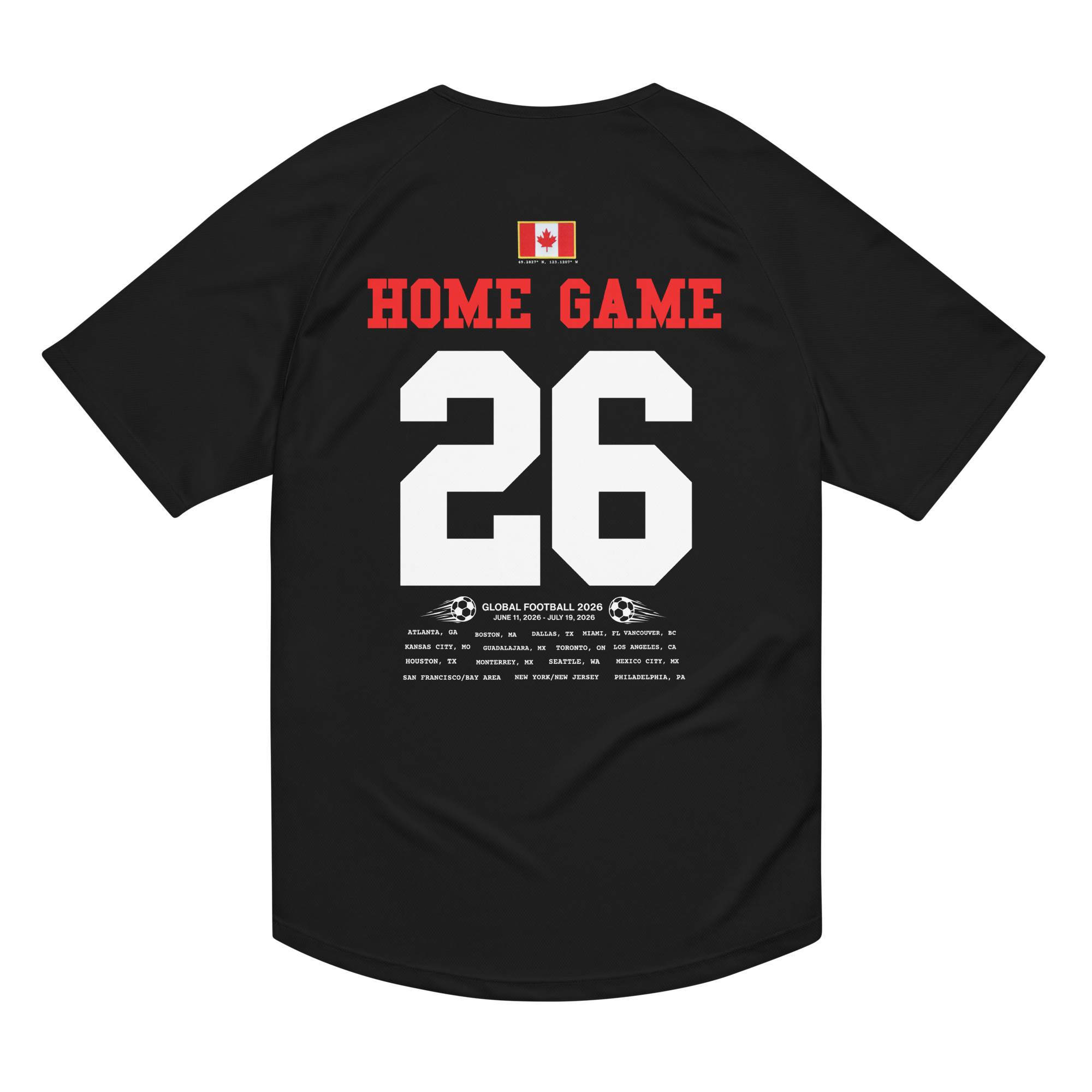 Canada 2026 Streetwear Soccer Jersey