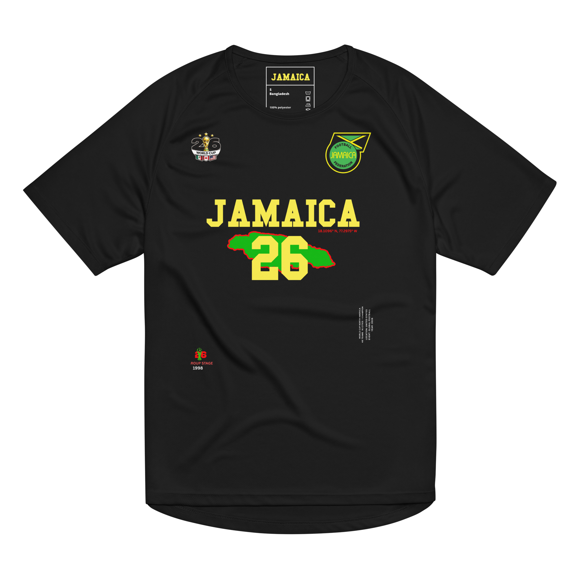 Jamaica World Cup 2026 Streetwear Soccer Jersey