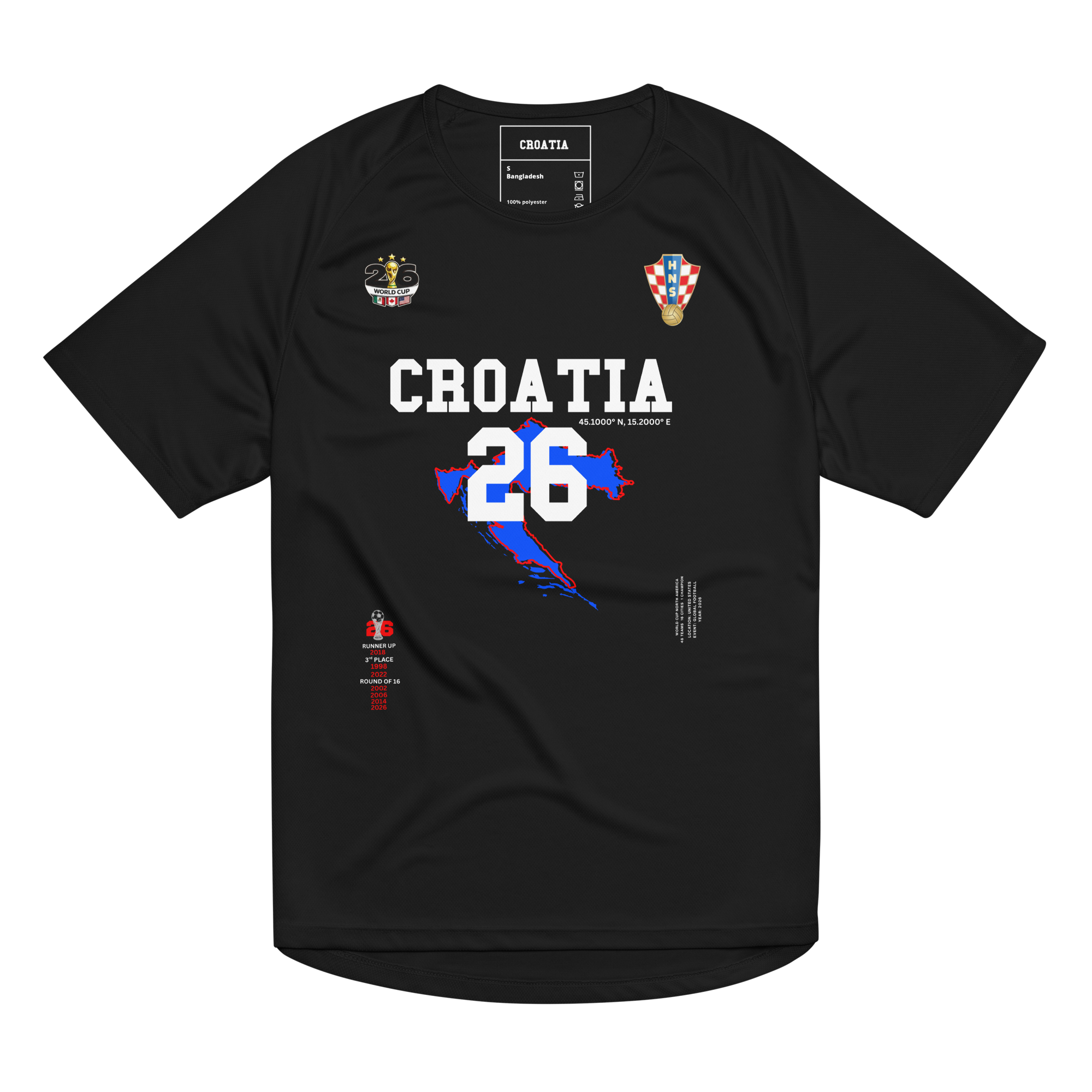 CROATIA 2026 World Cup Streetwear Soccer Jersey