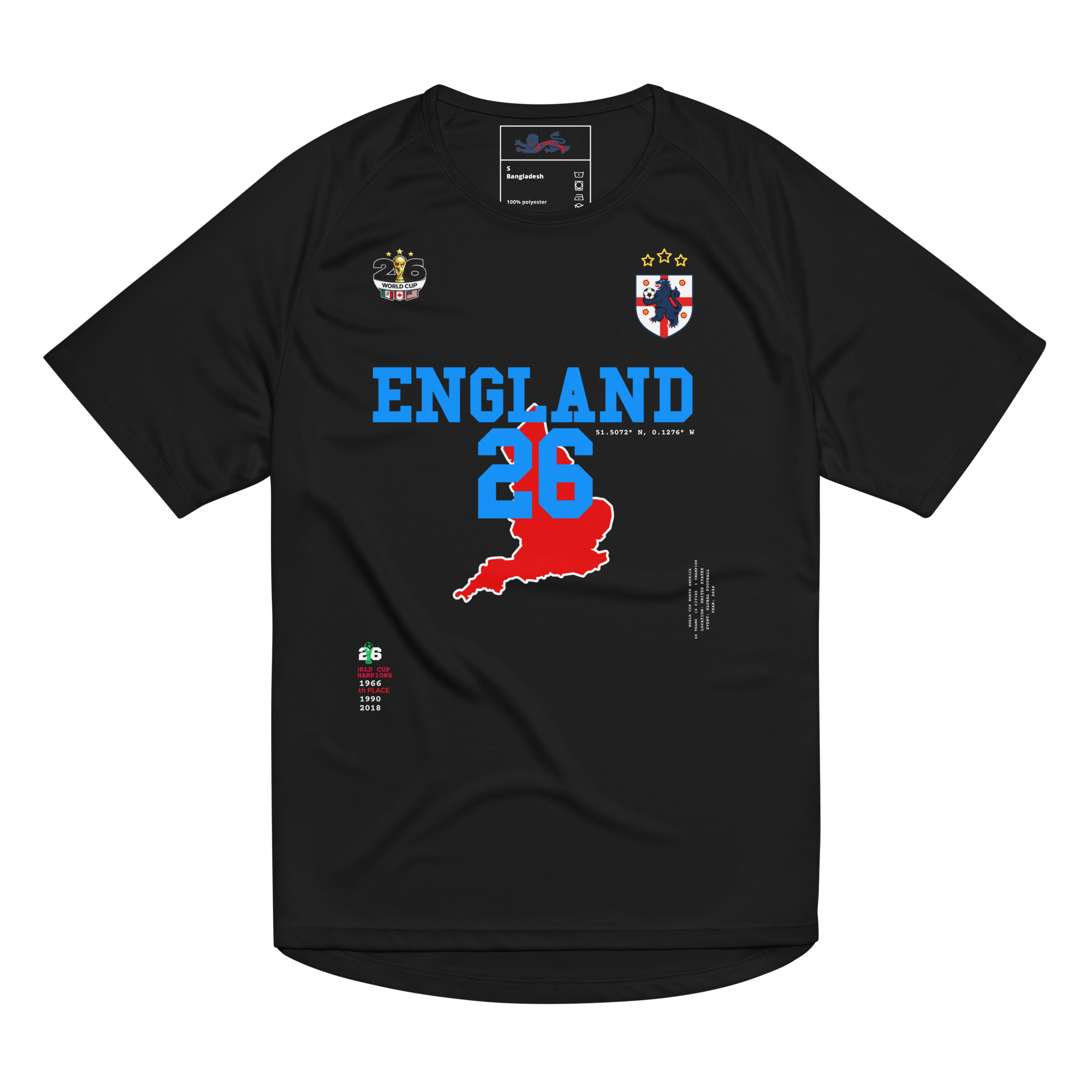 England 2026 World Cup 2026 Streetwear Soccer Jersey