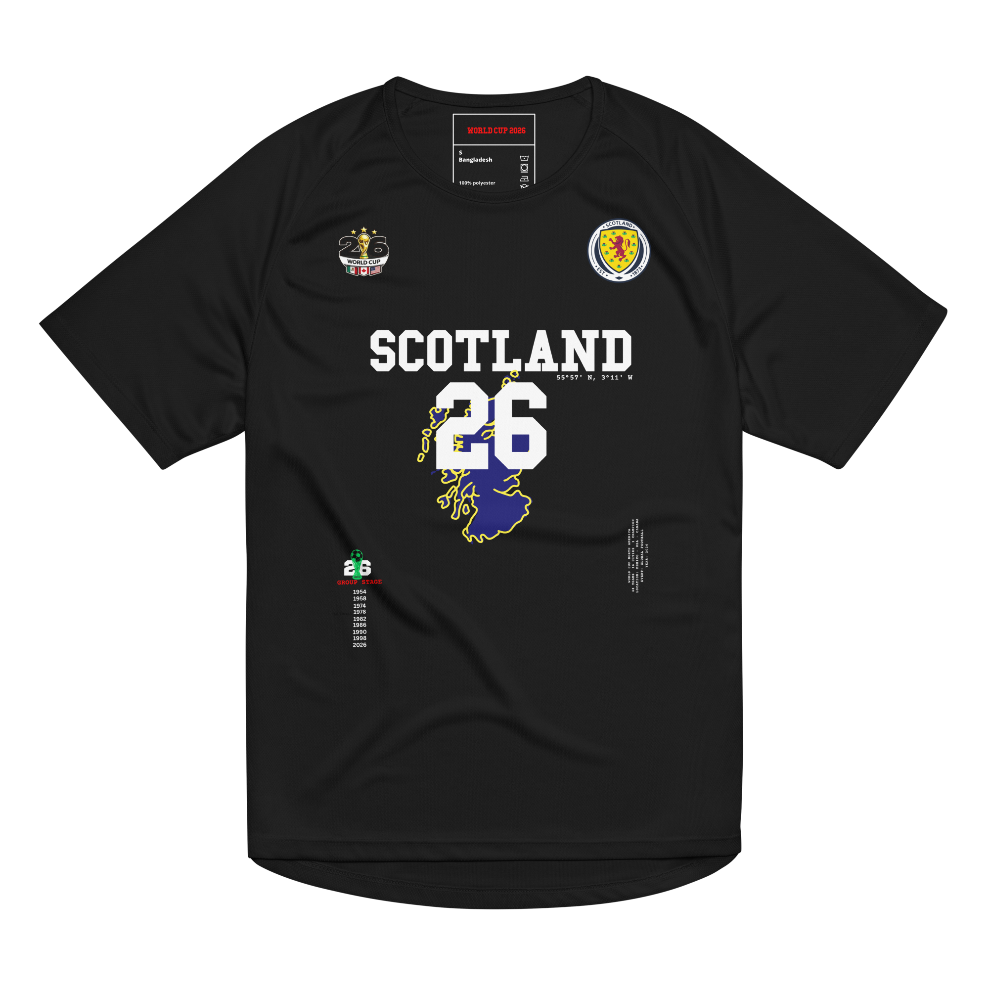 SCOTLAND 2026 World Cup Streetwear Soccer Jersey