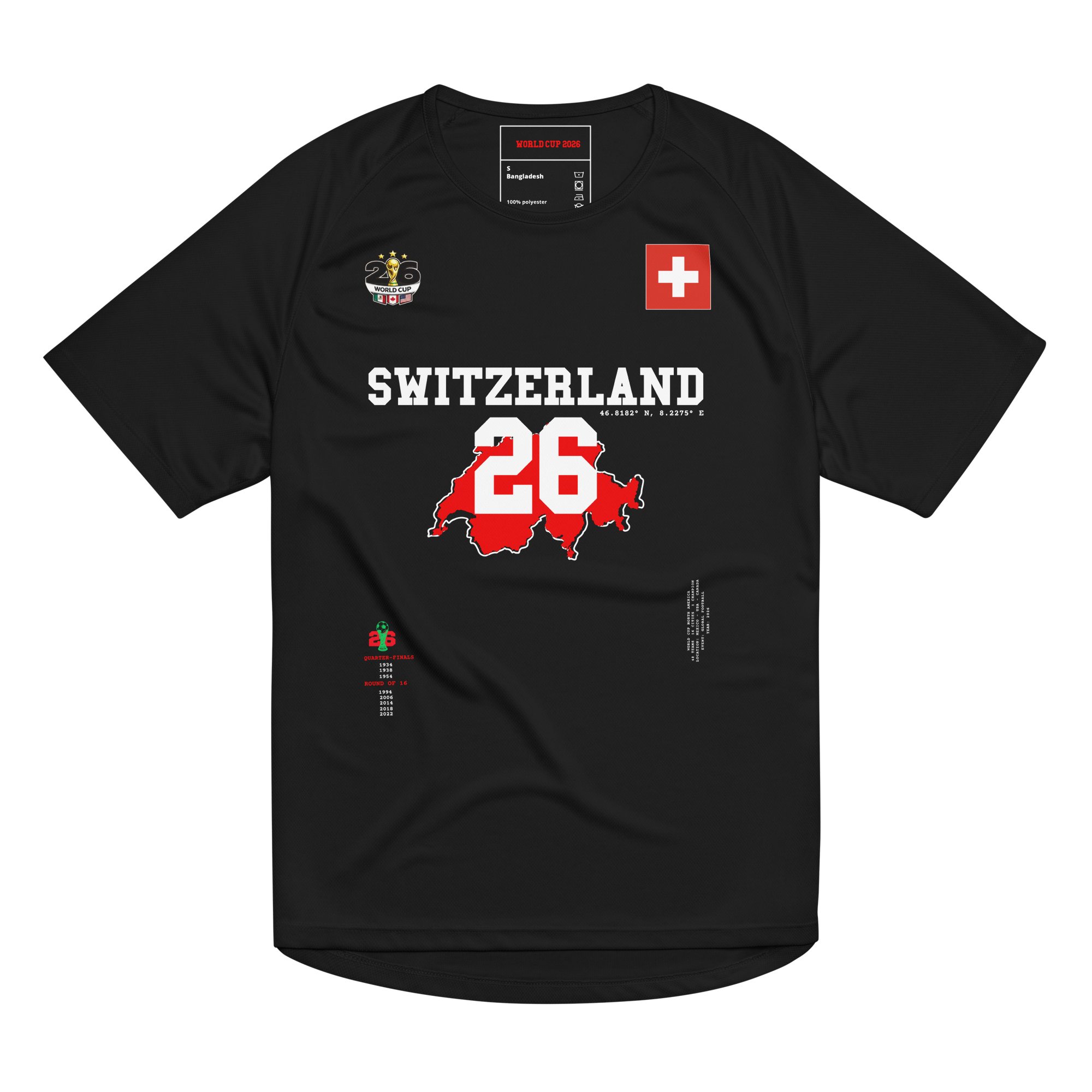 SWITZERLAND 2026 World Cup Streetwear Soccer Jersey