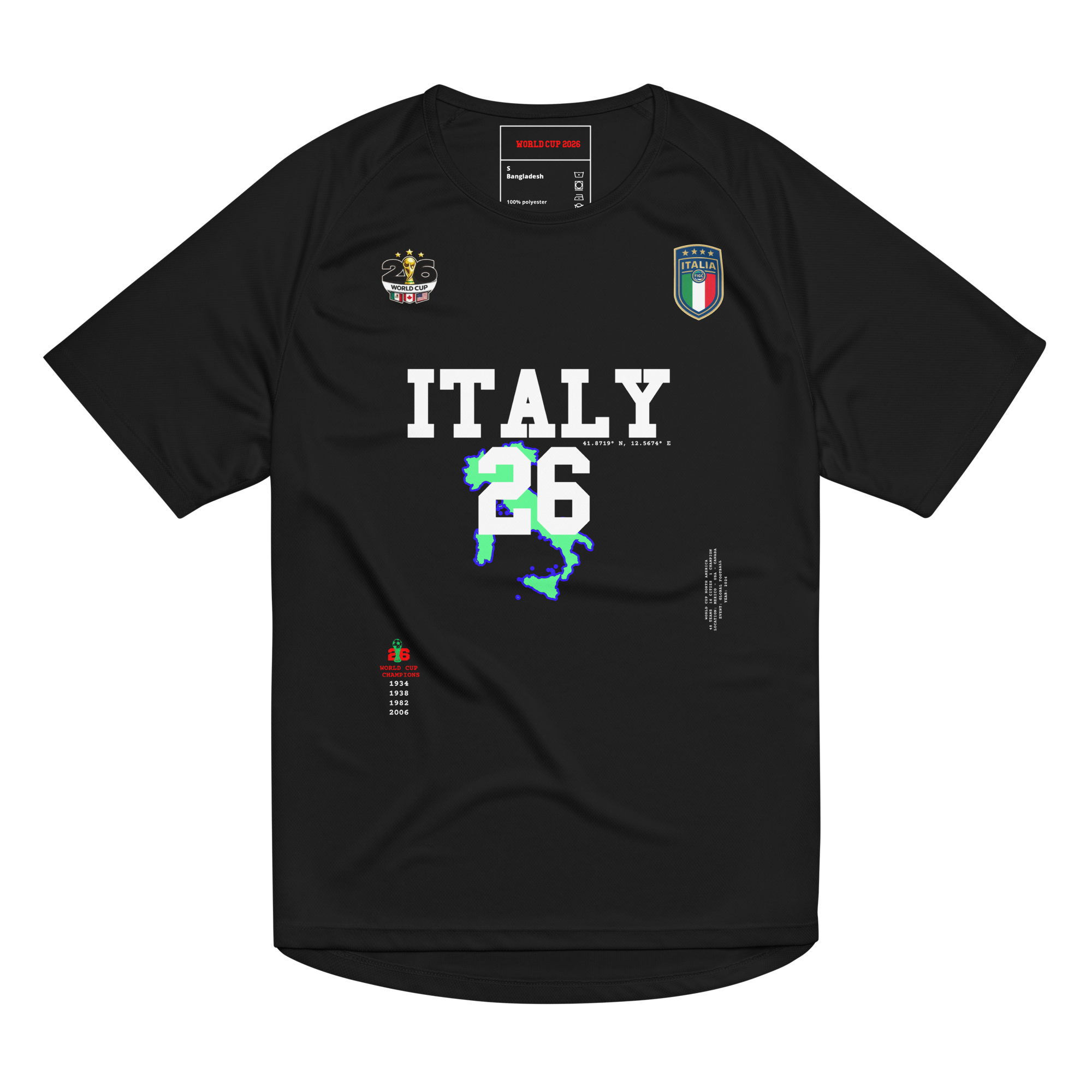 Italy World Cup 2026 Streetwear Soccer Jersey