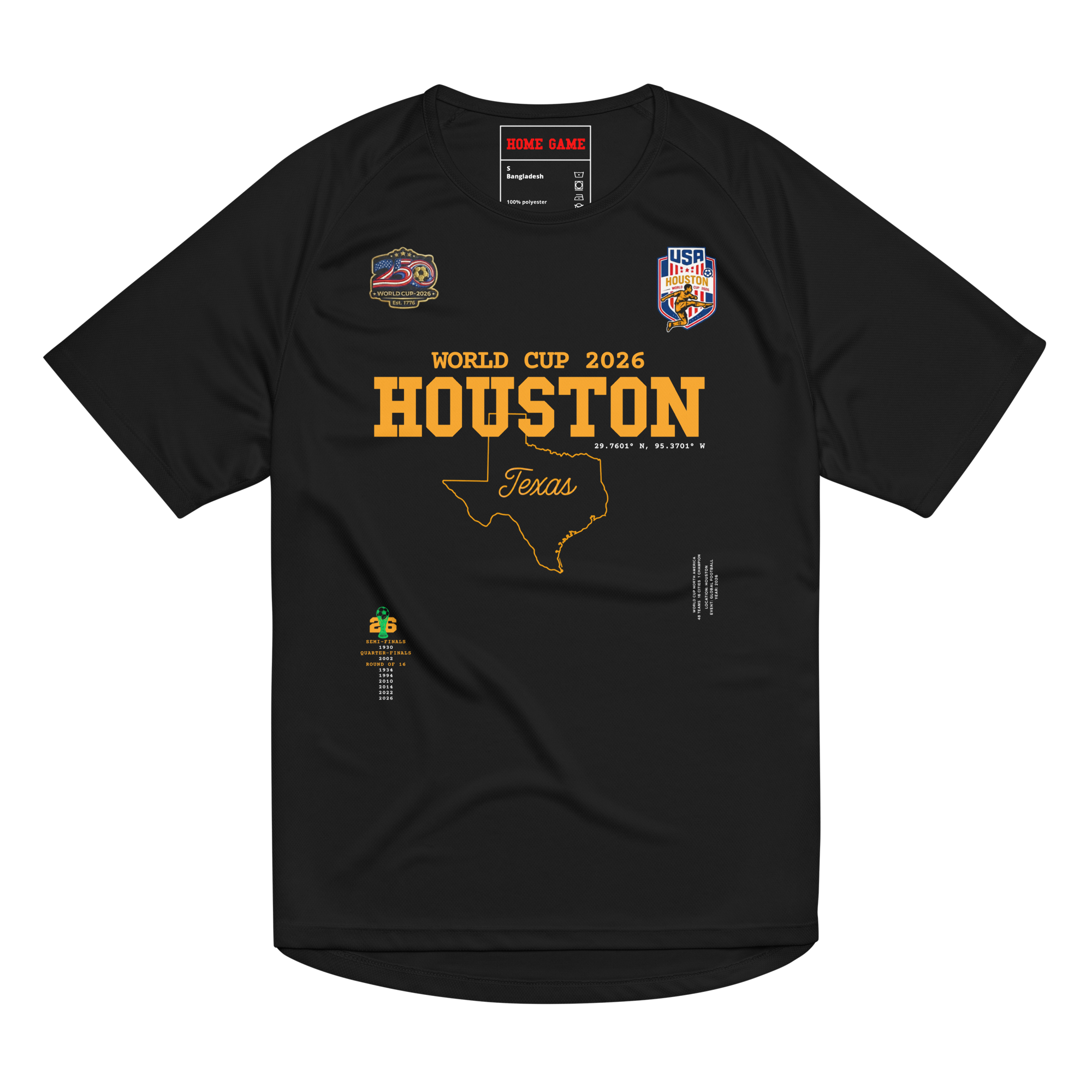 HOUSTON World Cup 2026 Streetwear Soccer Jersey