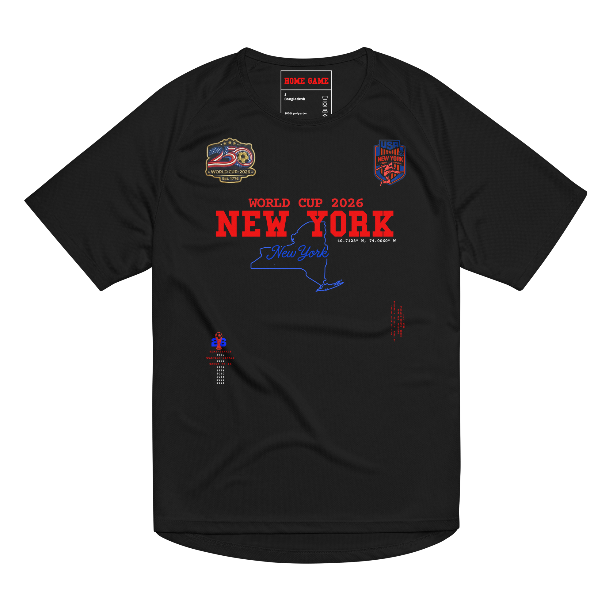 NEW YORK World Cup 2026 Streetwear Soccer Jersey