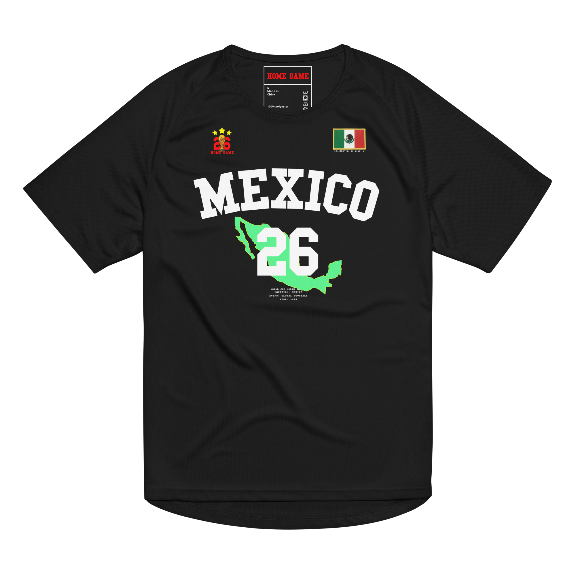 Mexico 2026 World Cup Streetwear Jersey