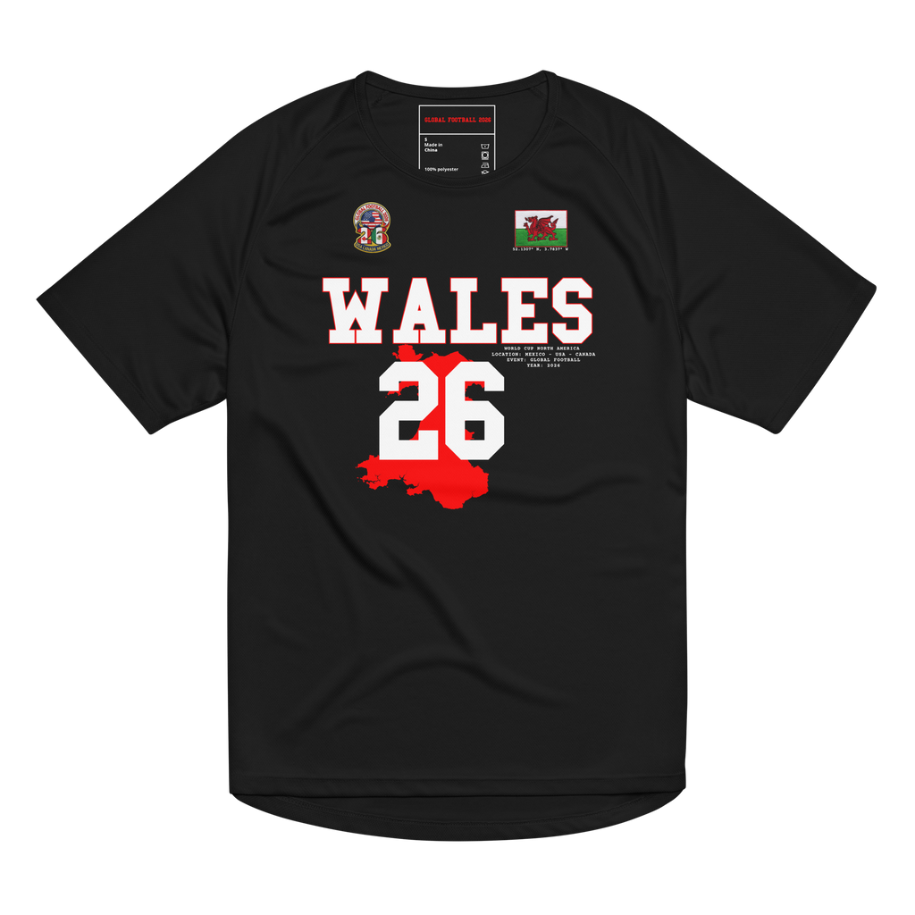 WALES 2026 World Cup Streetwear Soccer Jersey