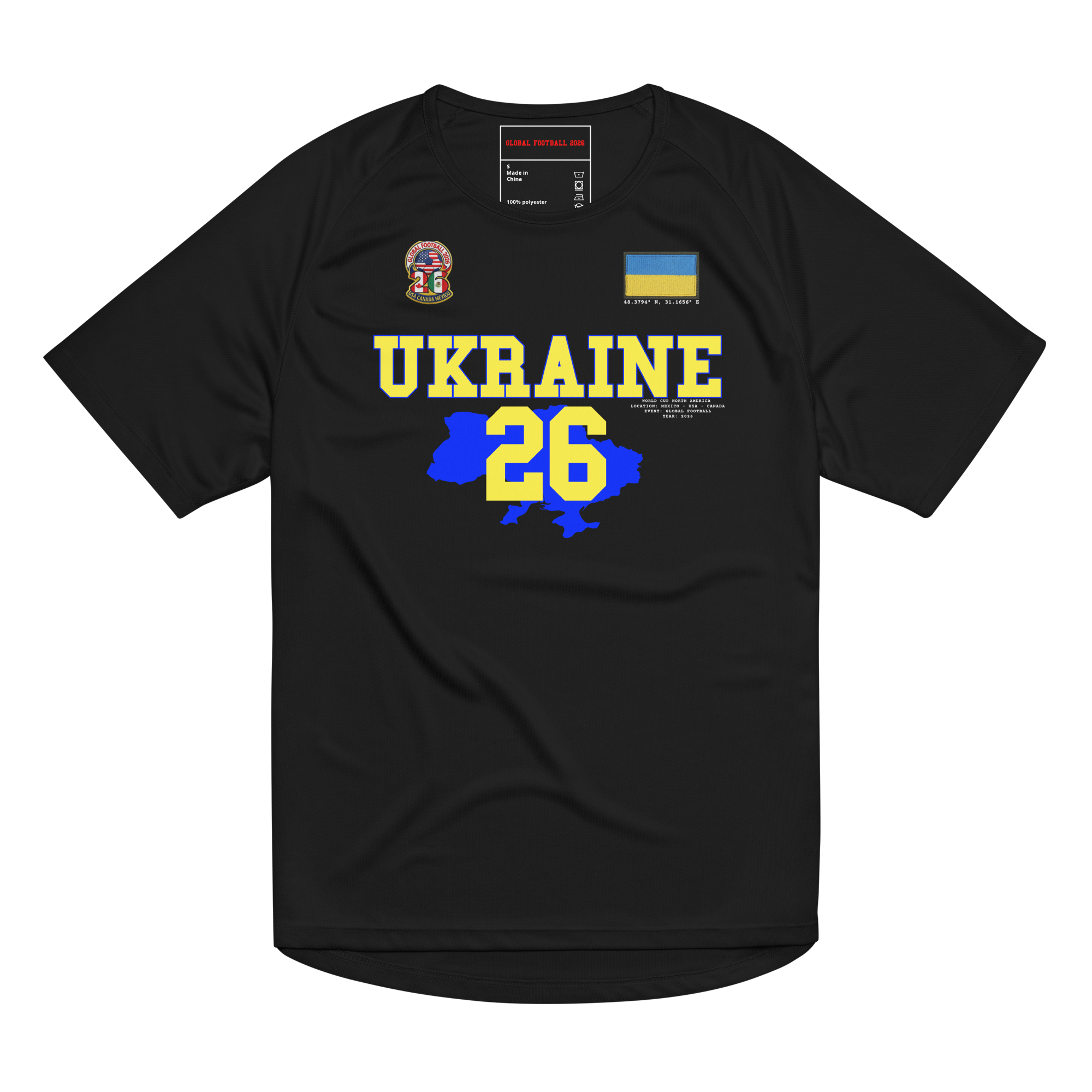 Ukraine 2026 Streetwear Soccer Jersey