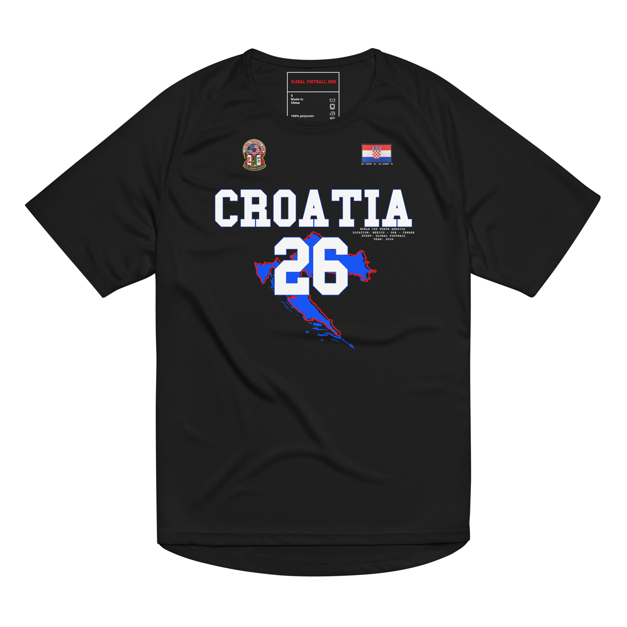 CROATIA 2026 Streetwear Soccer Jersey