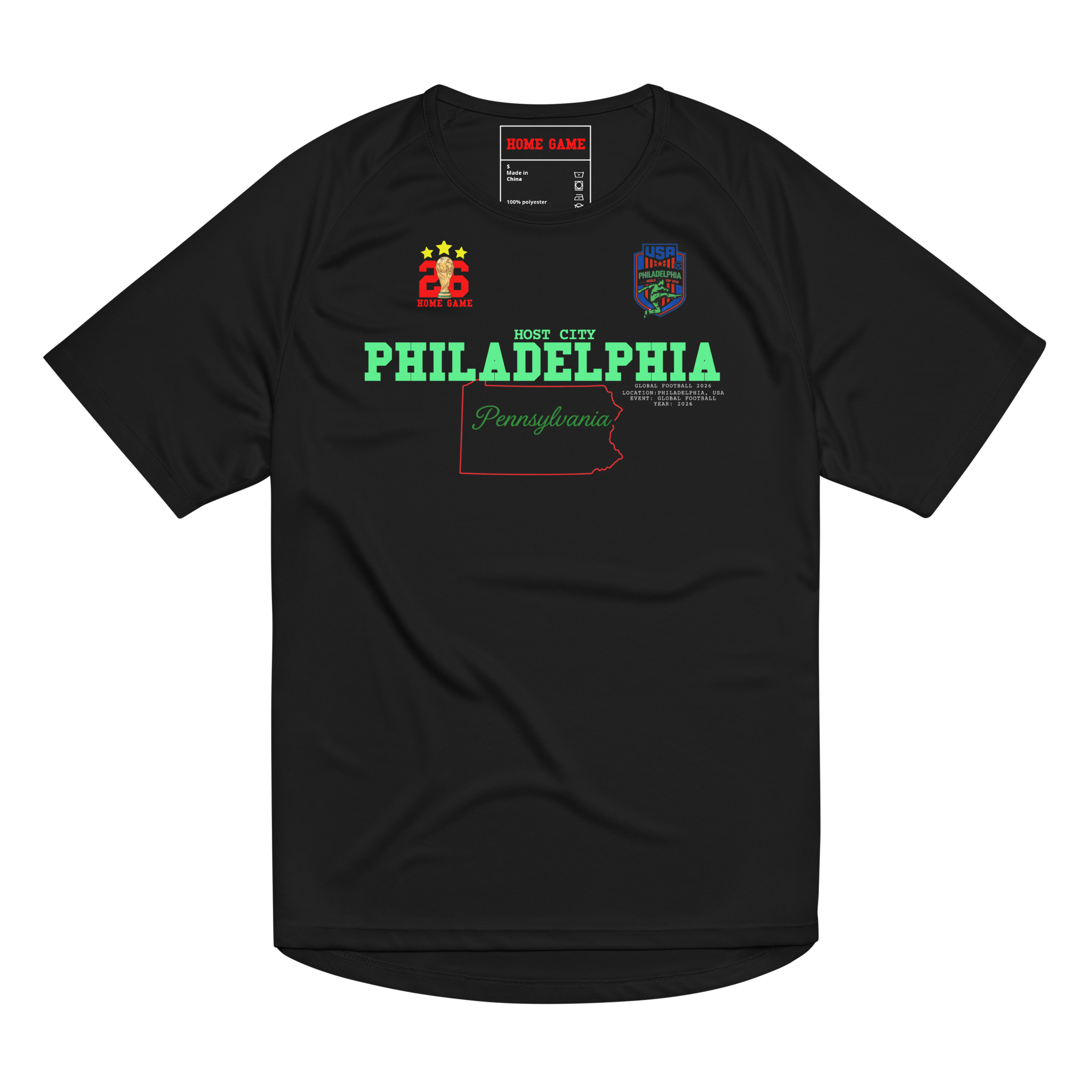 Philadelphia Host City 2026 Streetwear Soccer Jersey