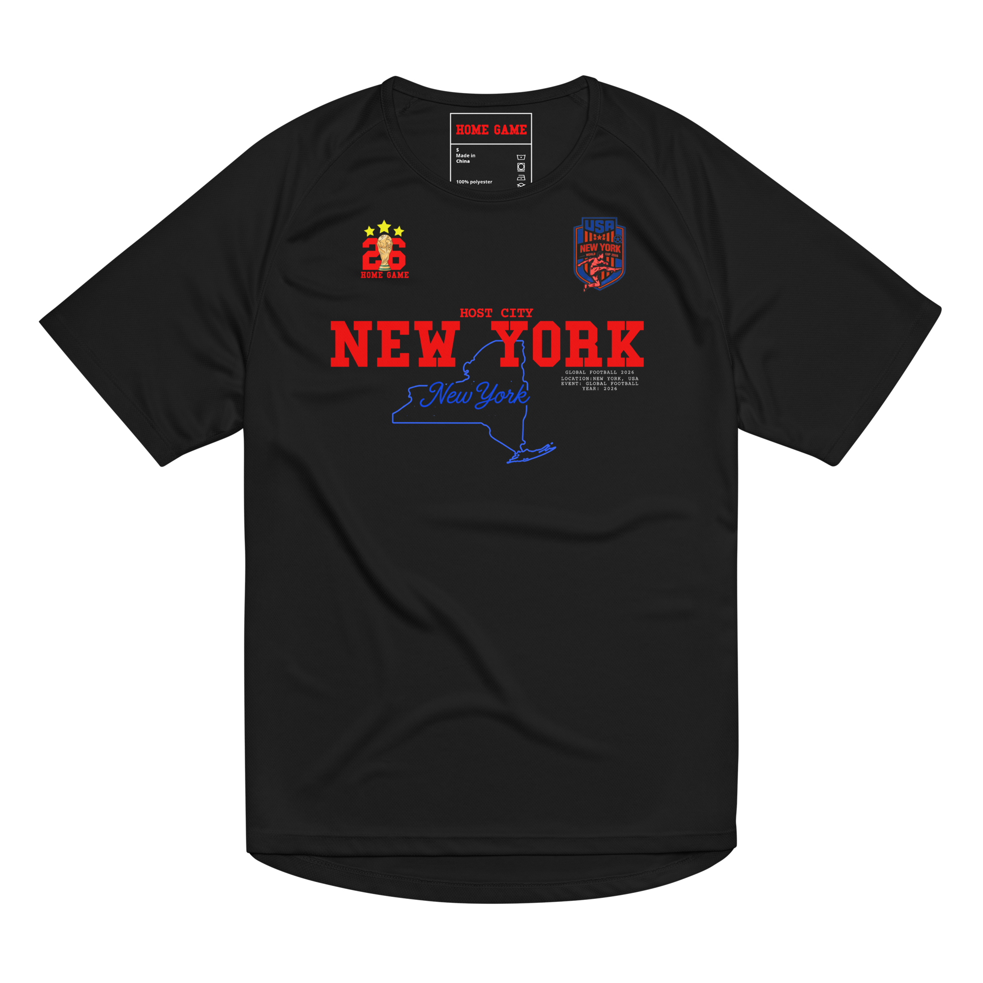 NEW YORK Host City 2026 Streetwear Soccer Jersey