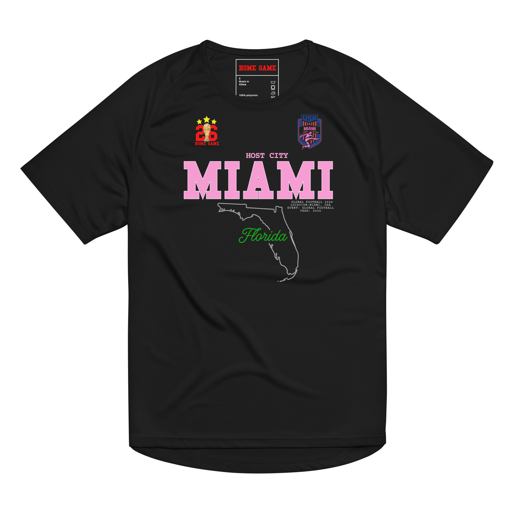 MIAMI Host City 2026 Streetwear Soccer Jersey
