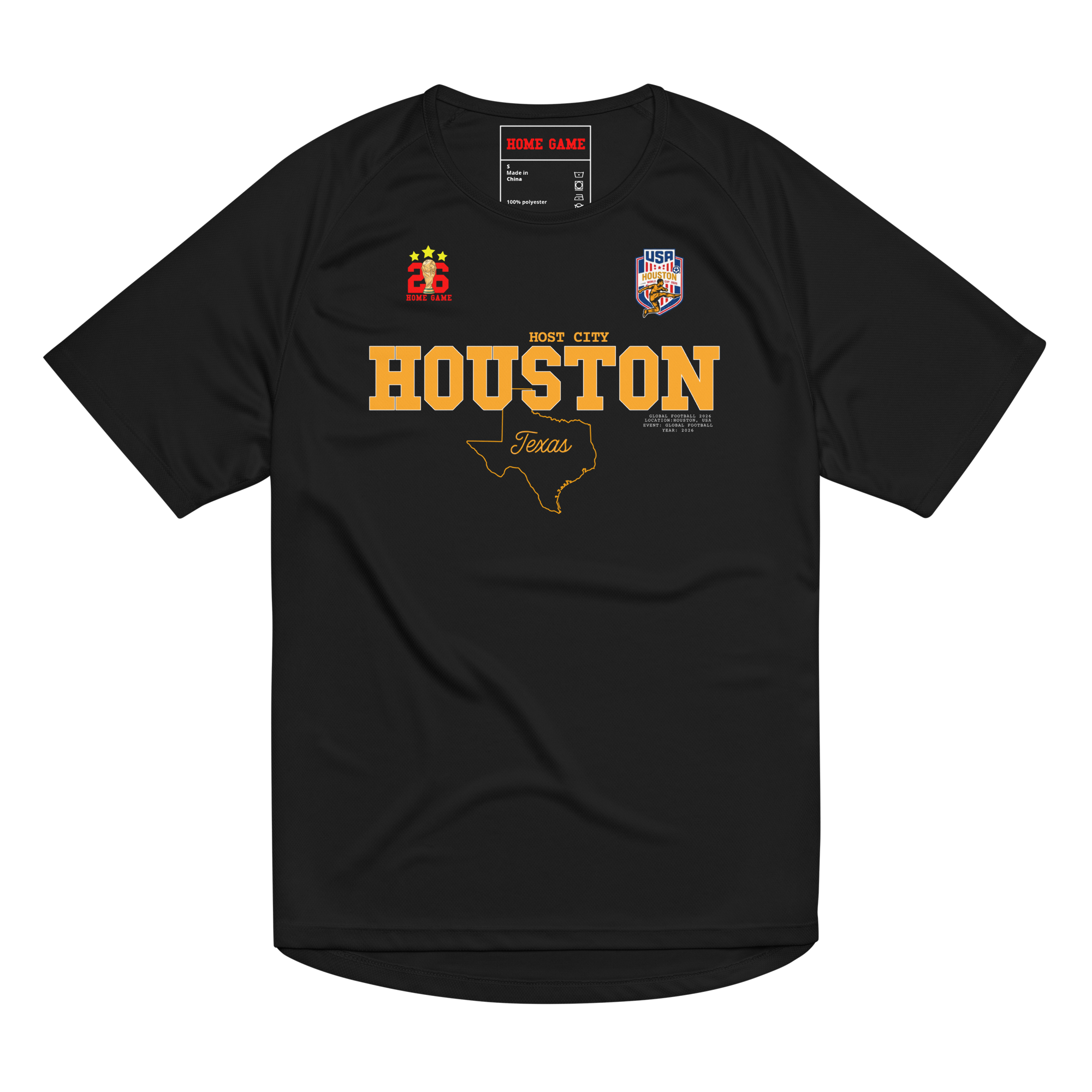 HOUSTON World Cup 2026 Streetwear Soccer Jersey