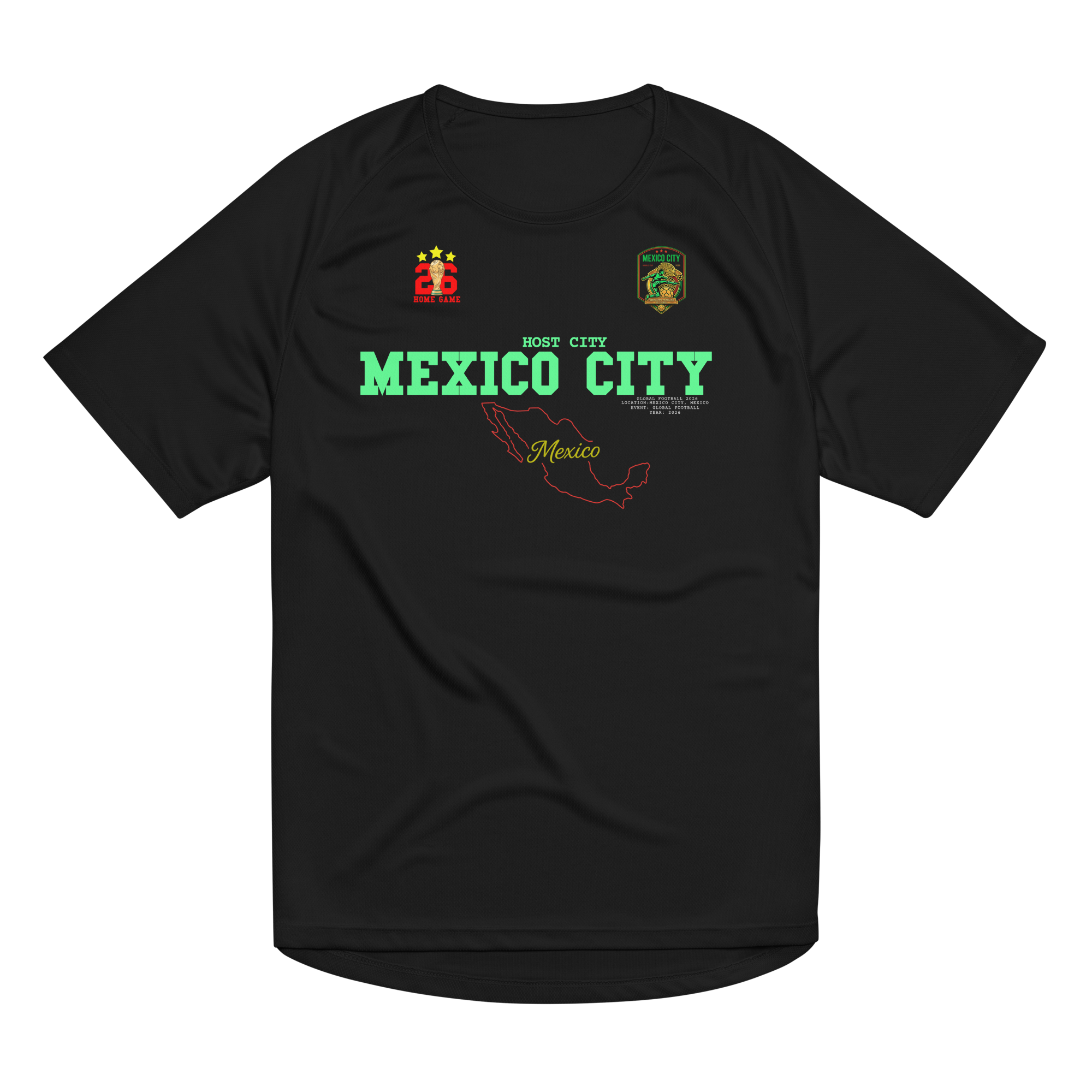 MEXICO CITY Host City 2026 Streetwear Soccer Jersey
