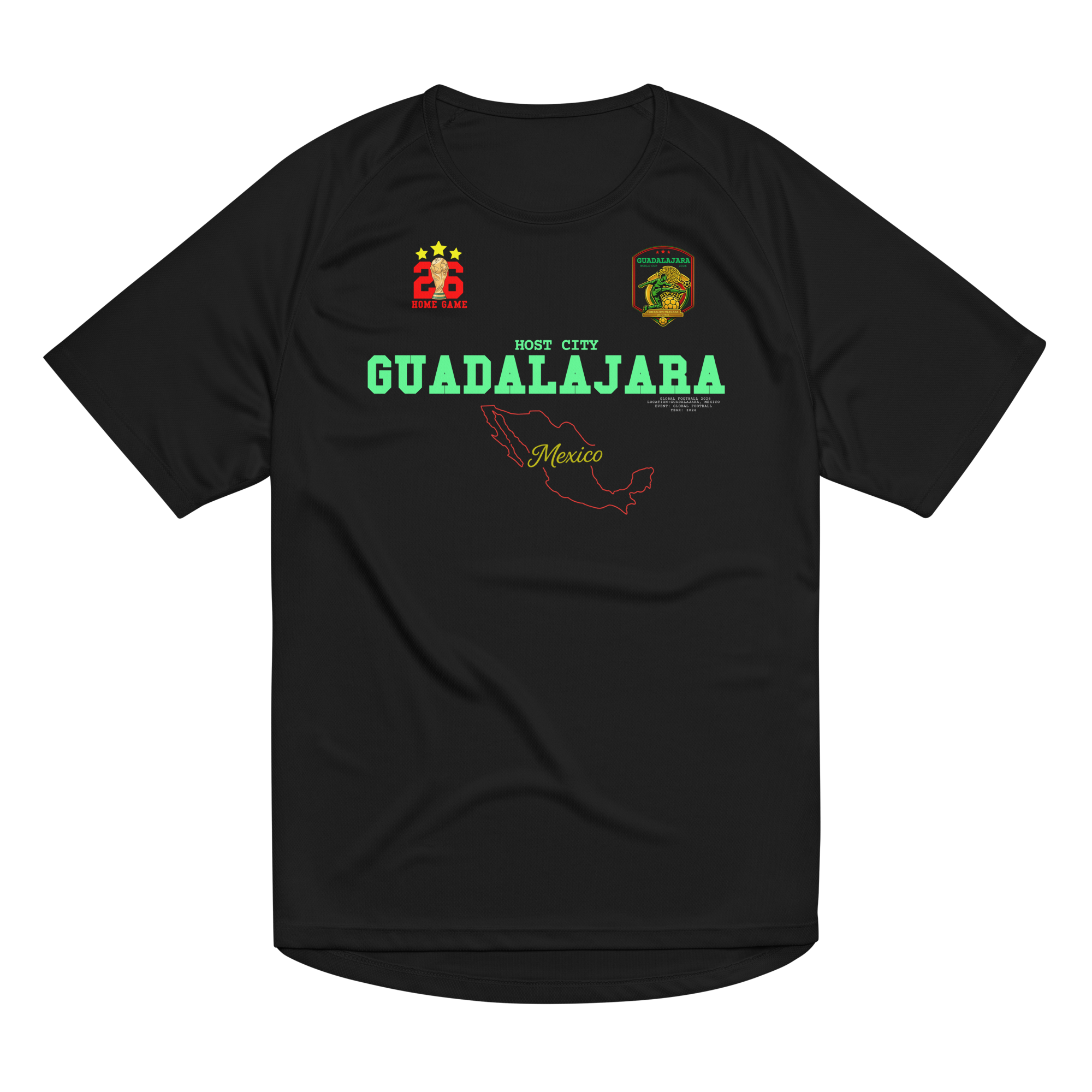 GUADALAJARA Host City 2026 Streetwear Soccer Jersey