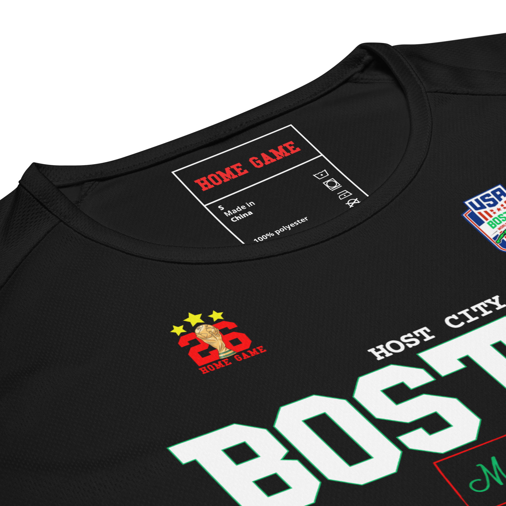 BOSTON World Cup 2026 Streetwear Soccer Jersey