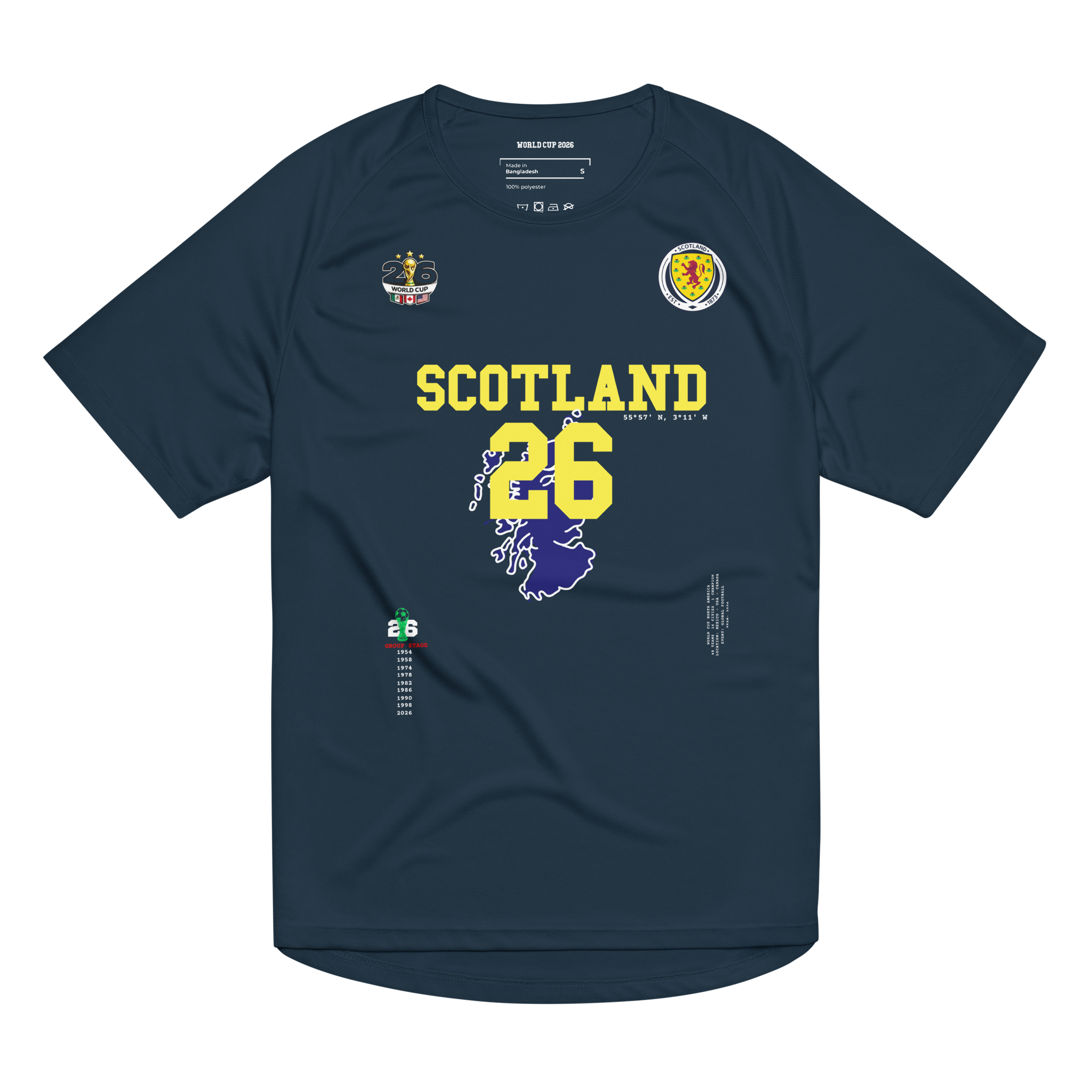 SCOTLAND 2026 World Cup Streetwear Soccer Jersey