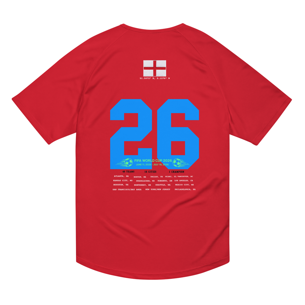 England 2026 World Cup 2026 Streetwear Soccer Jersey