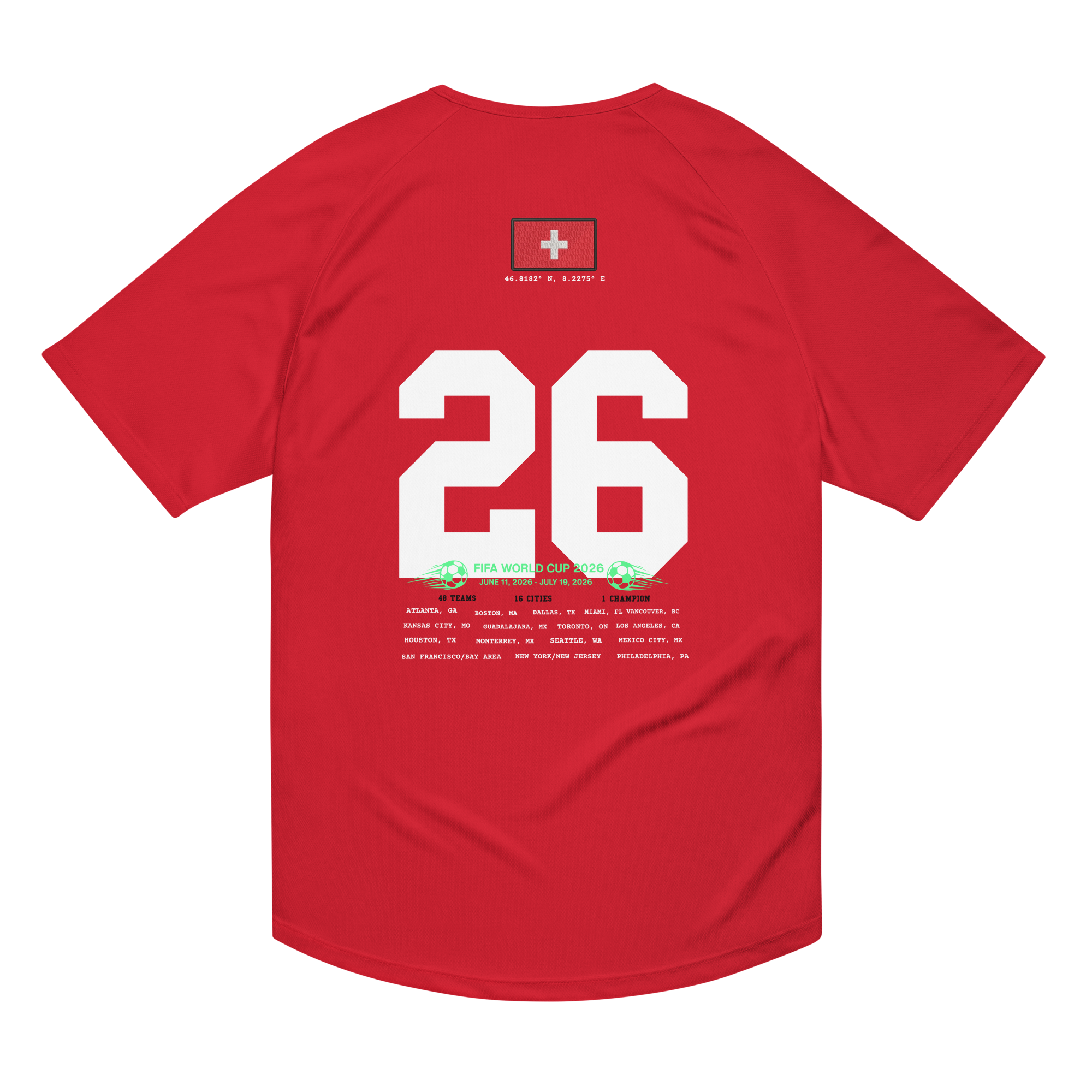 SWITZERLAND 2026 World Cup Streetwear Soccer Jersey