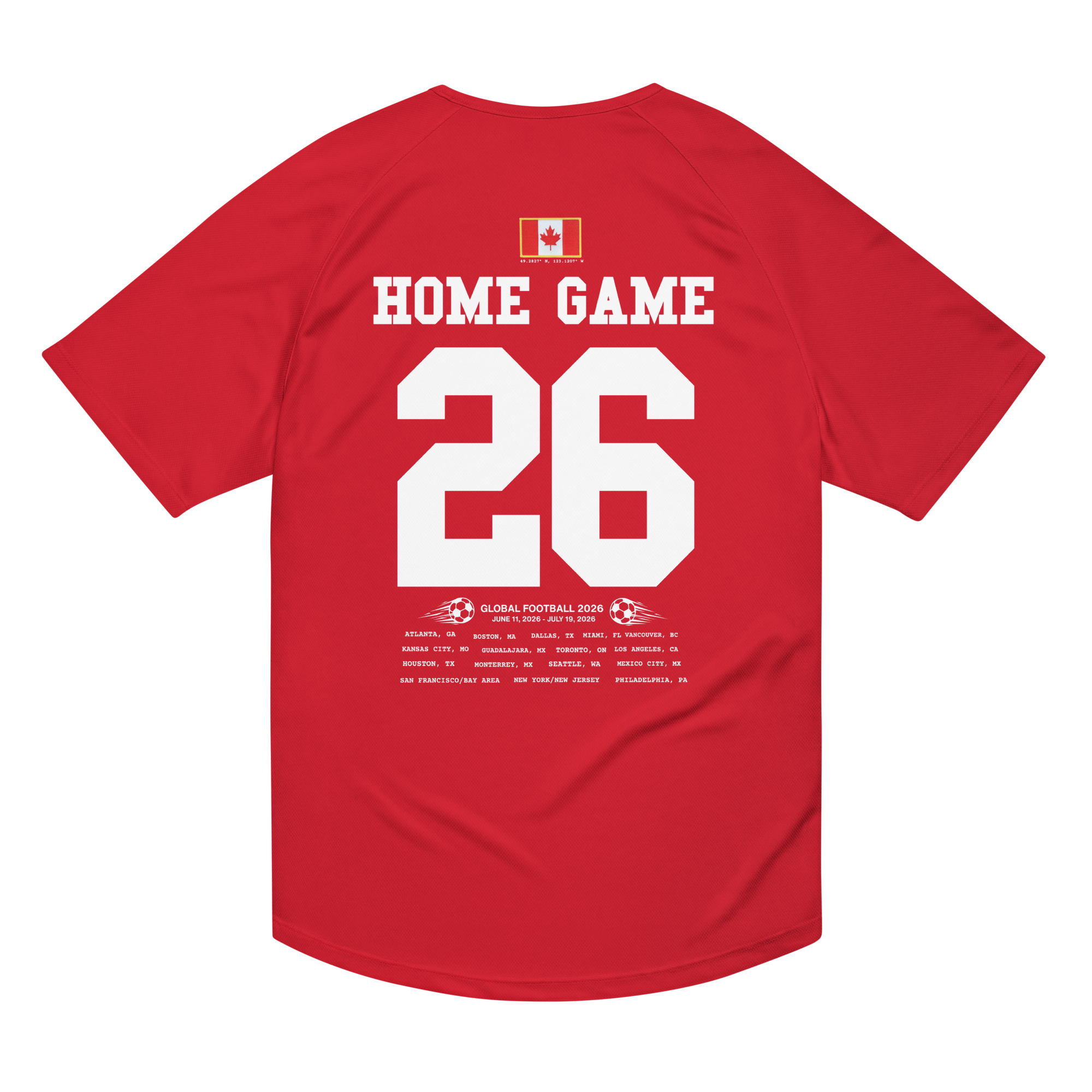 Canada 2026 Streetwear Soccer Jersey