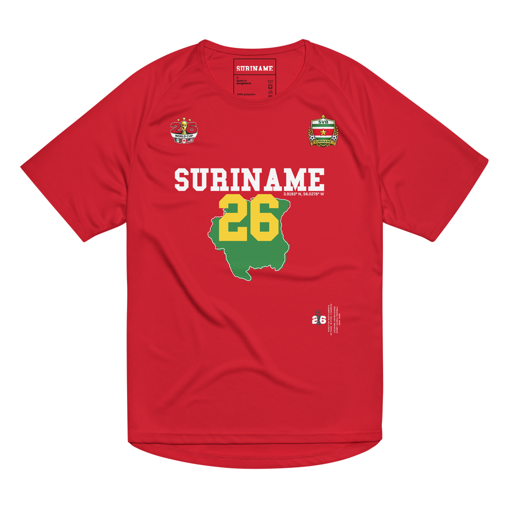 SURINAME 2026 World Cup Streetwear Soccer Jersey