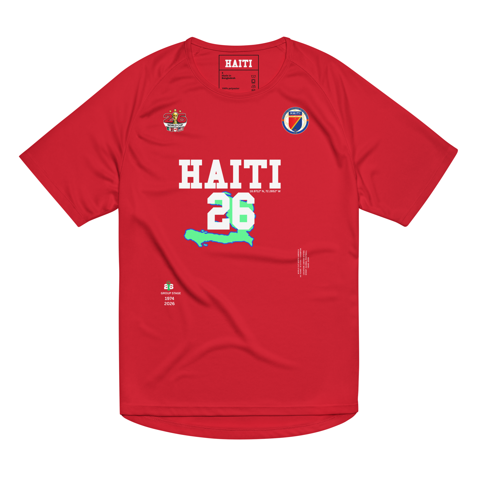 Haiti World Cup Streetwear Jersey