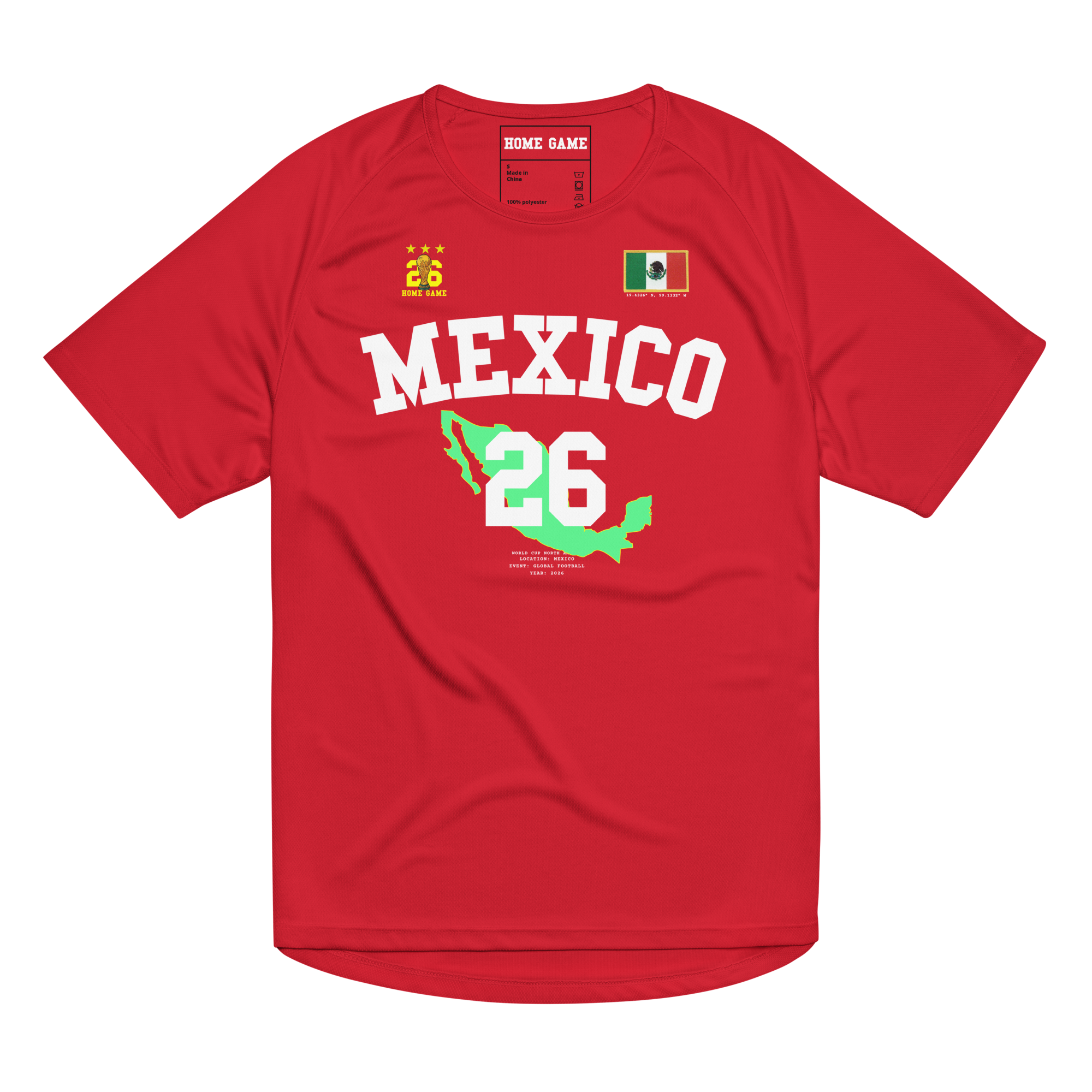 Mexico 2026 World Cup Streetwear Jersey