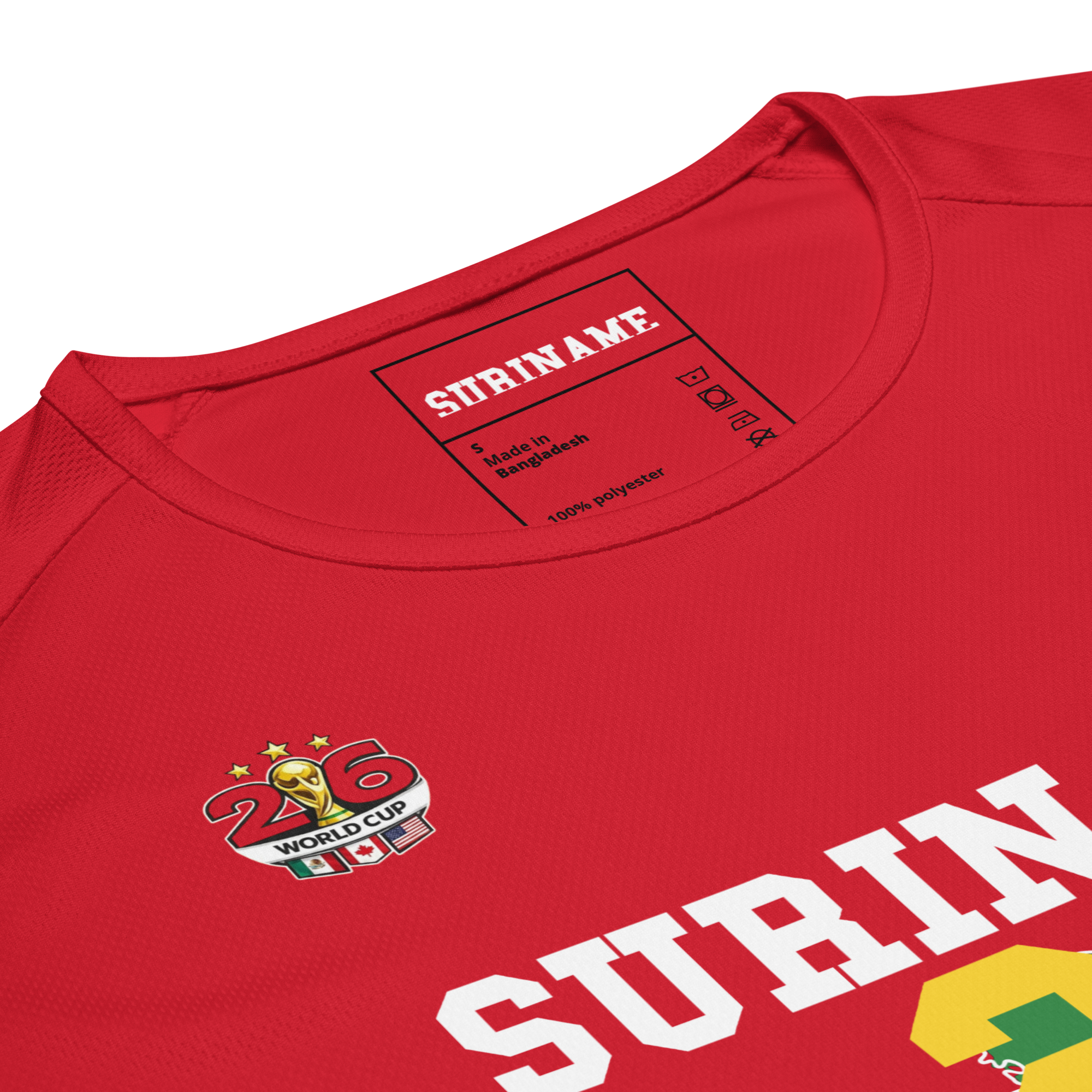 SURINAME 2026 World Cup Streetwear Soccer Jersey