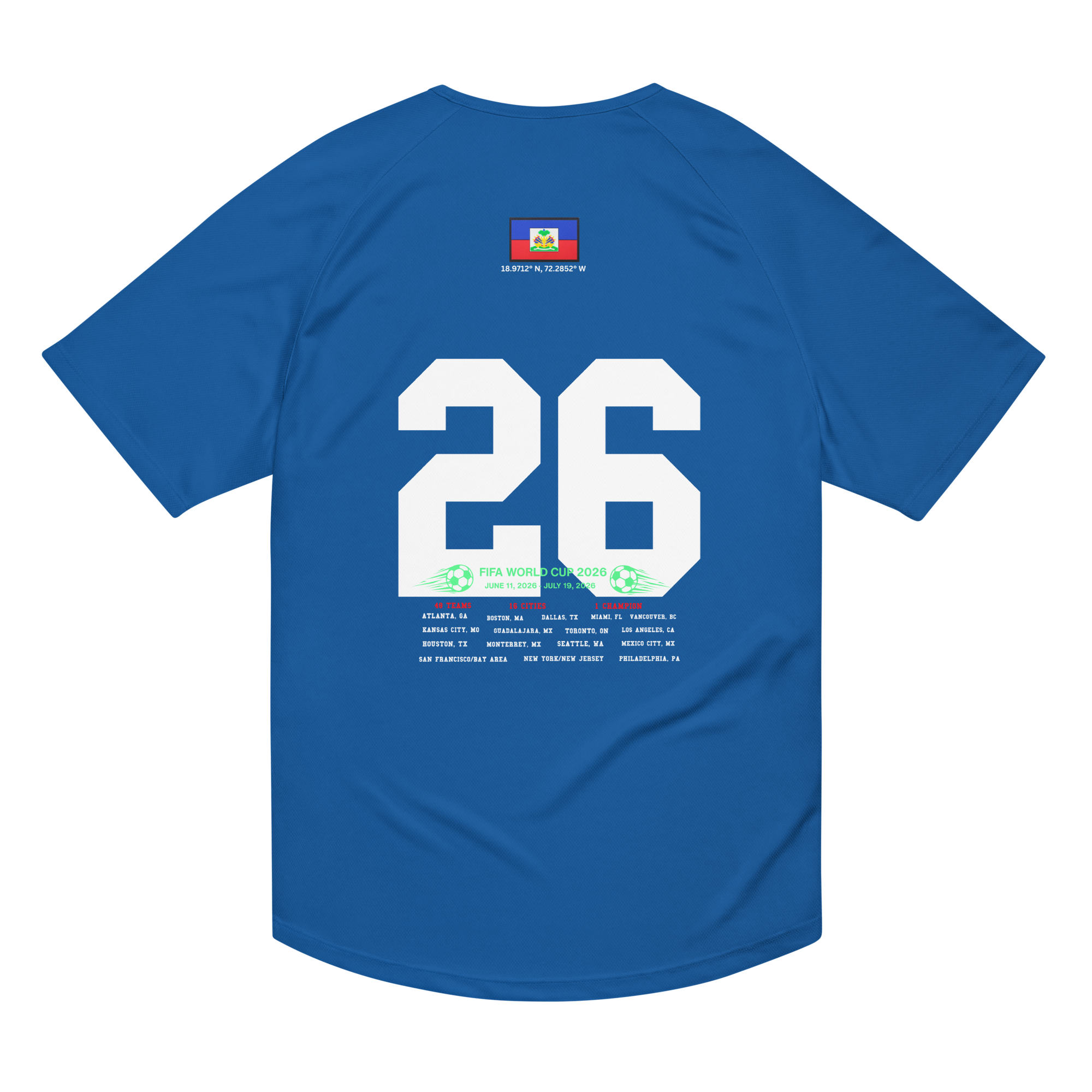 Haiti World Cup Streetwear Jersey