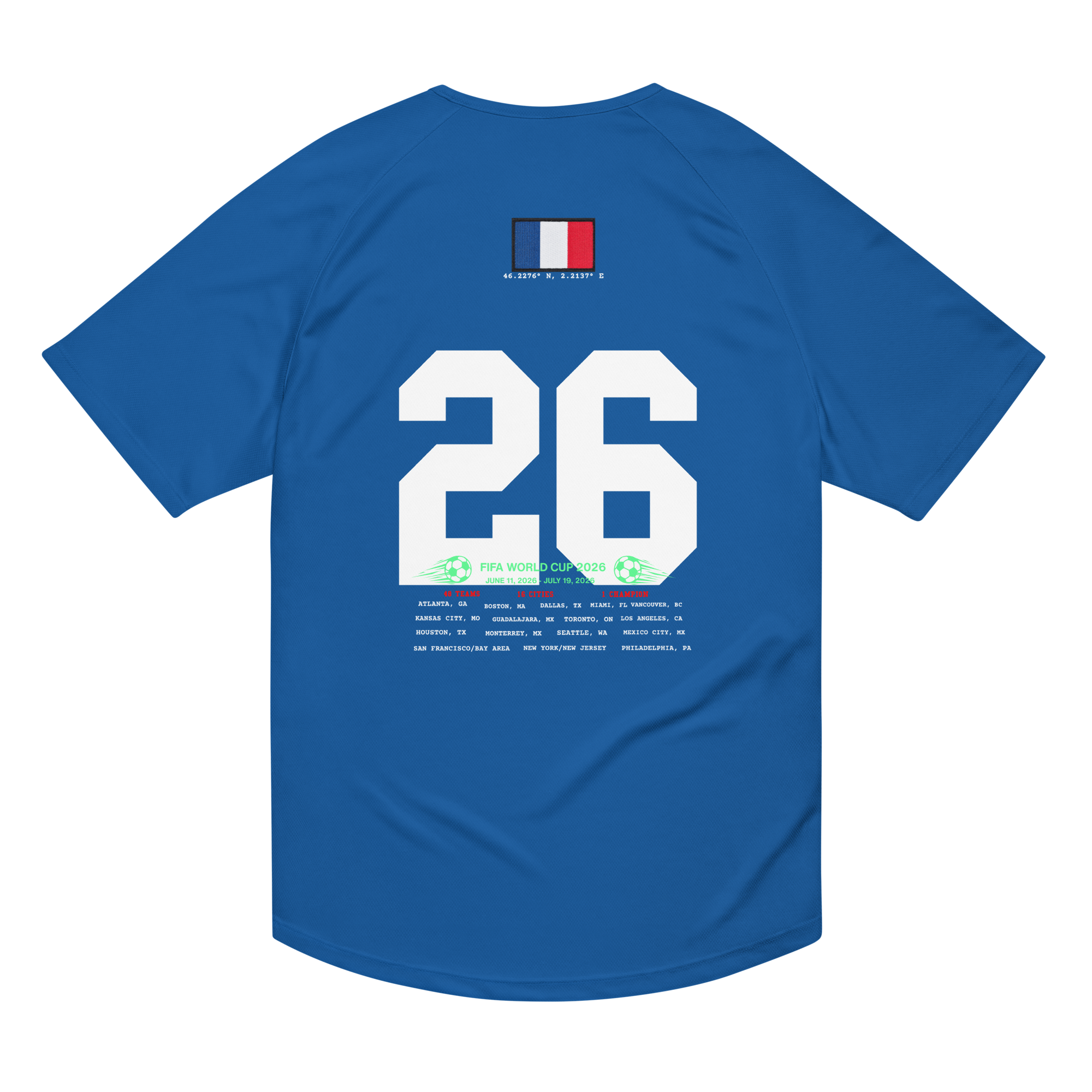 France 2026 World Cup 2026 Streetwear Soccer Jersey