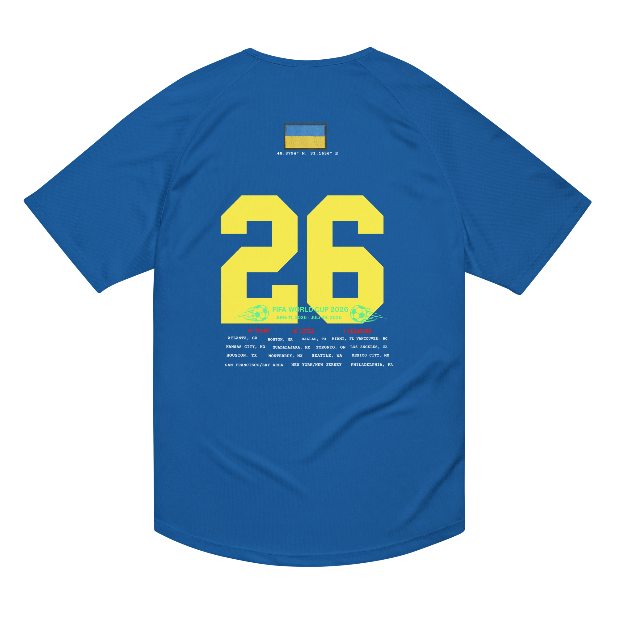 Ukraine World Cup 2026 Streetwear Jersey