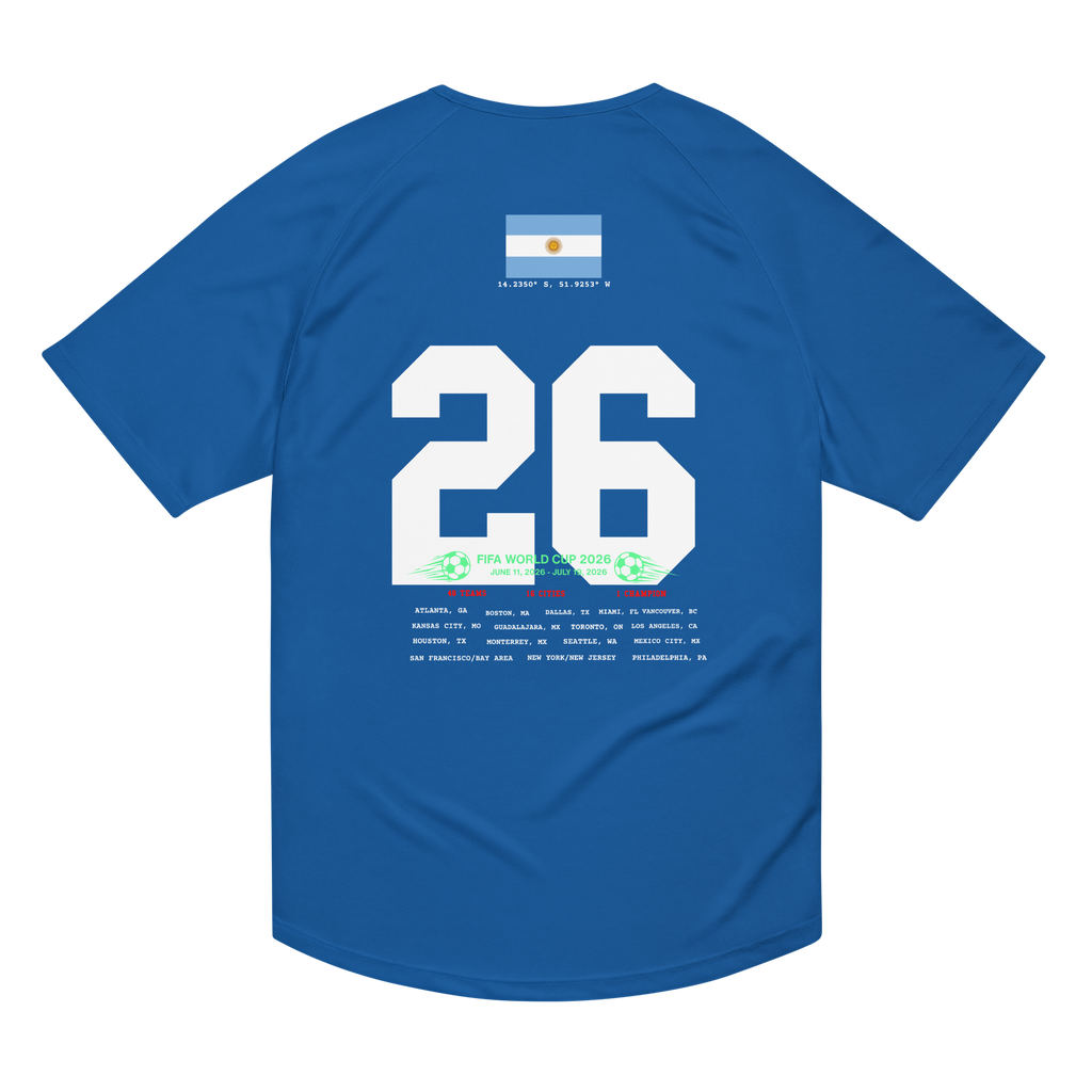 Argentina 2026 World Cup 2026 Streetwear Soccer Jersey