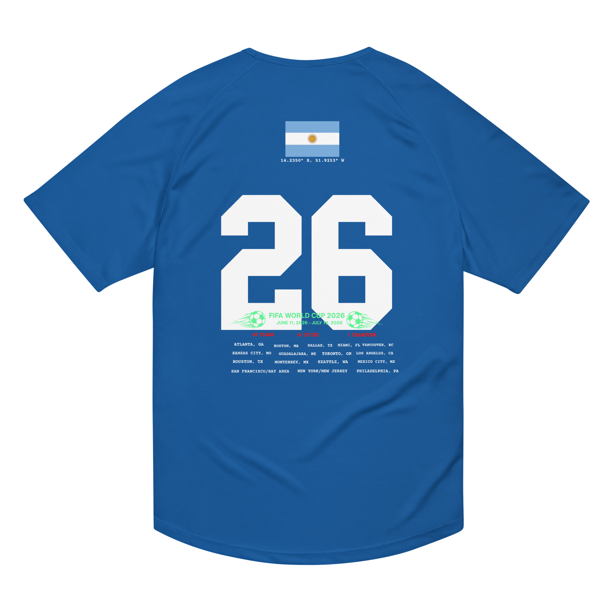 Argentina 2026 World Cup 2026 Streetwear Soccer Jersey