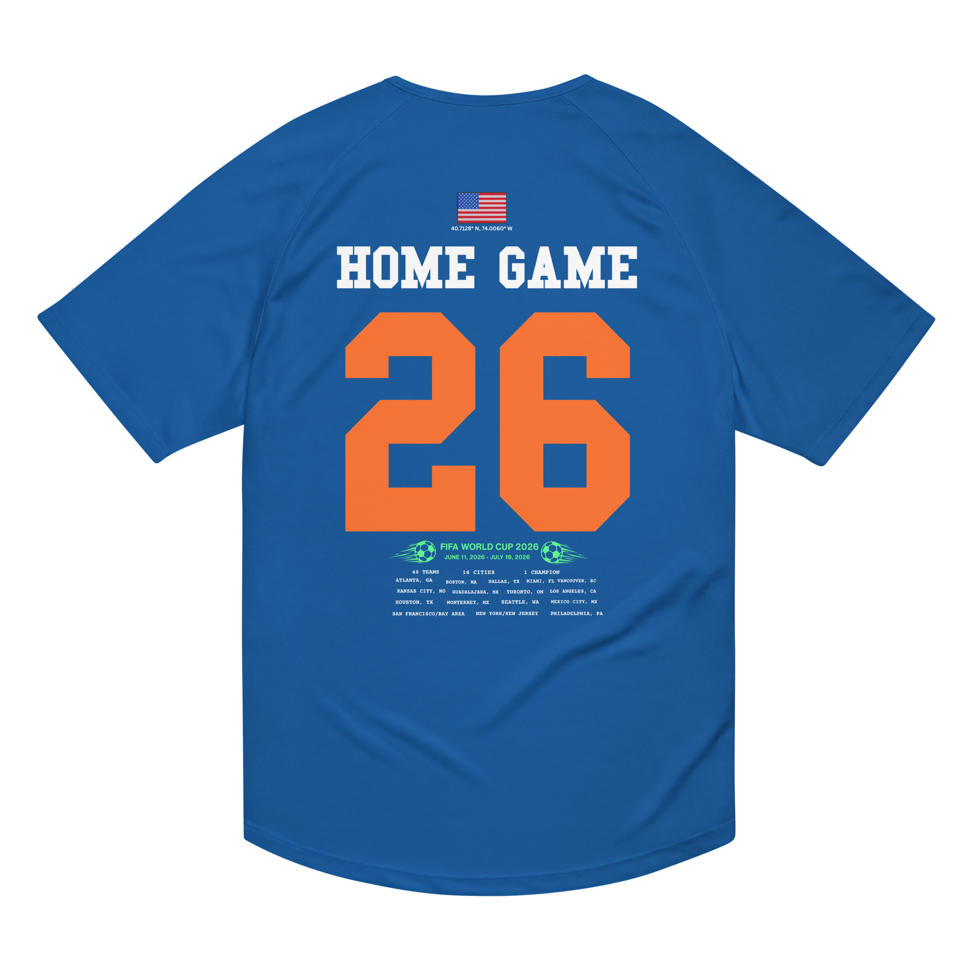 NEW YORK World Cup 2026 Streetwear Soccer Jersey