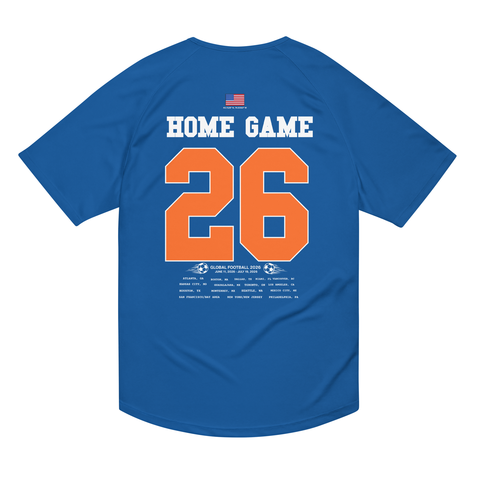 NEW YORK Host City 2026 Streetwear Soccer Jersey