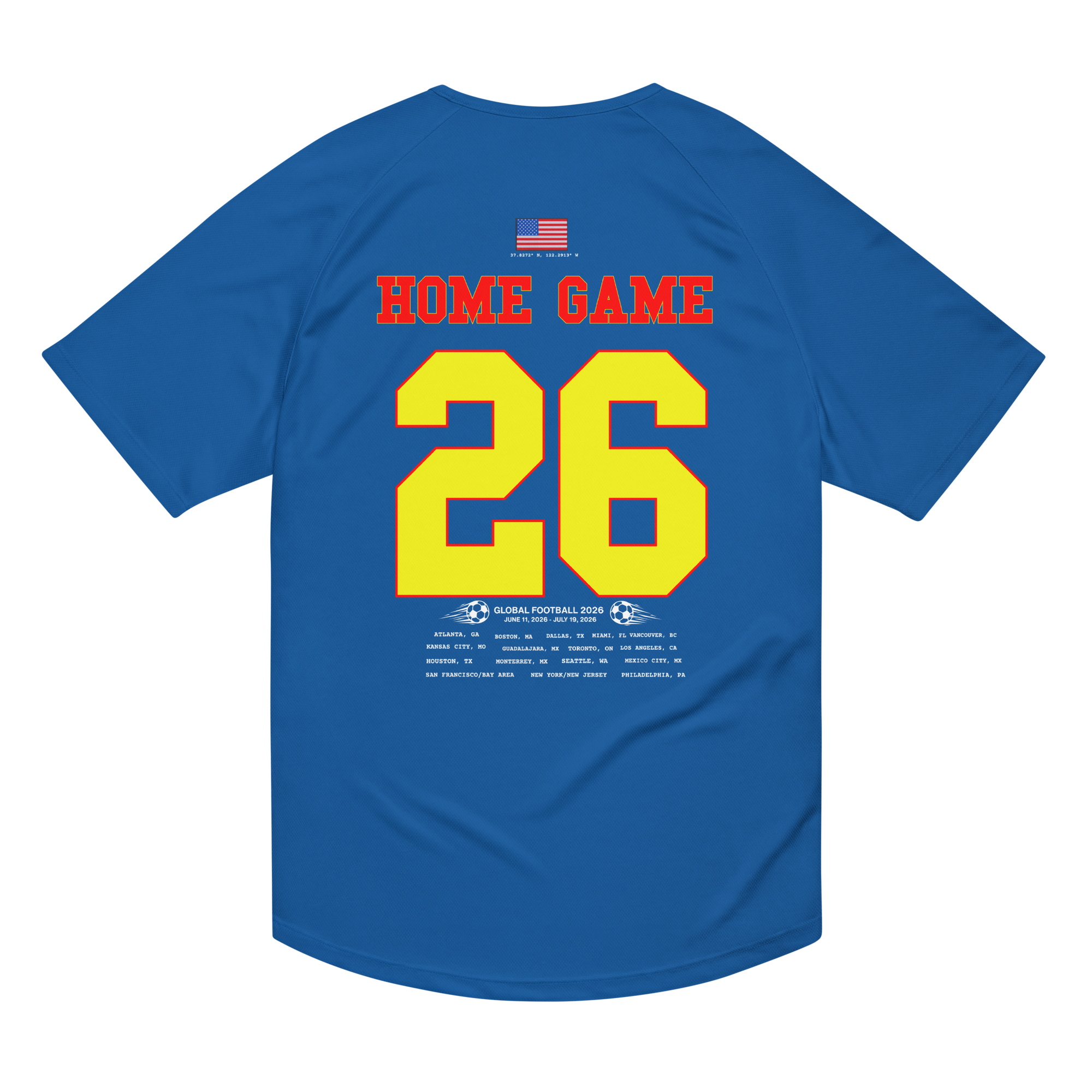 BAY AREA Host City 2026 Streetwear Soccer Jersey