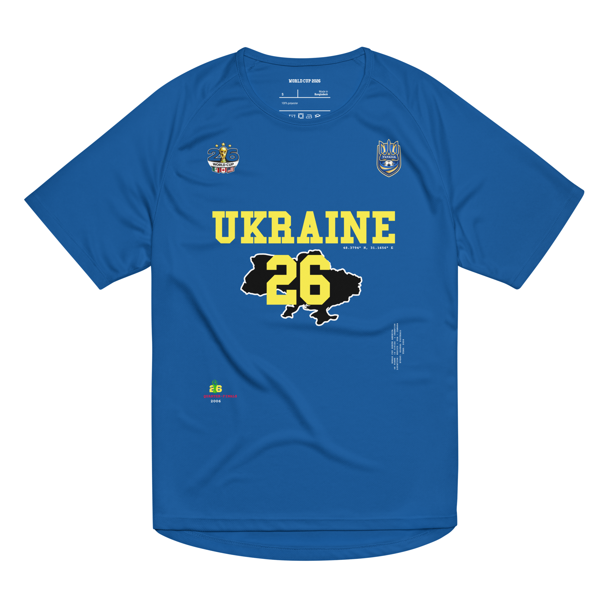 Ukraine World Cup 2026 Streetwear Jersey