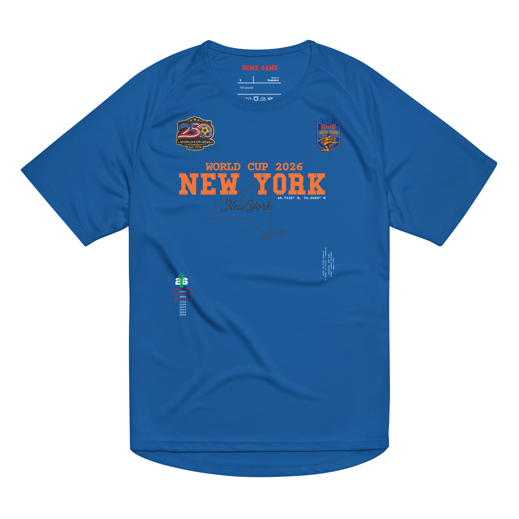 NEW YORK World Cup 2026 Streetwear Soccer Jersey