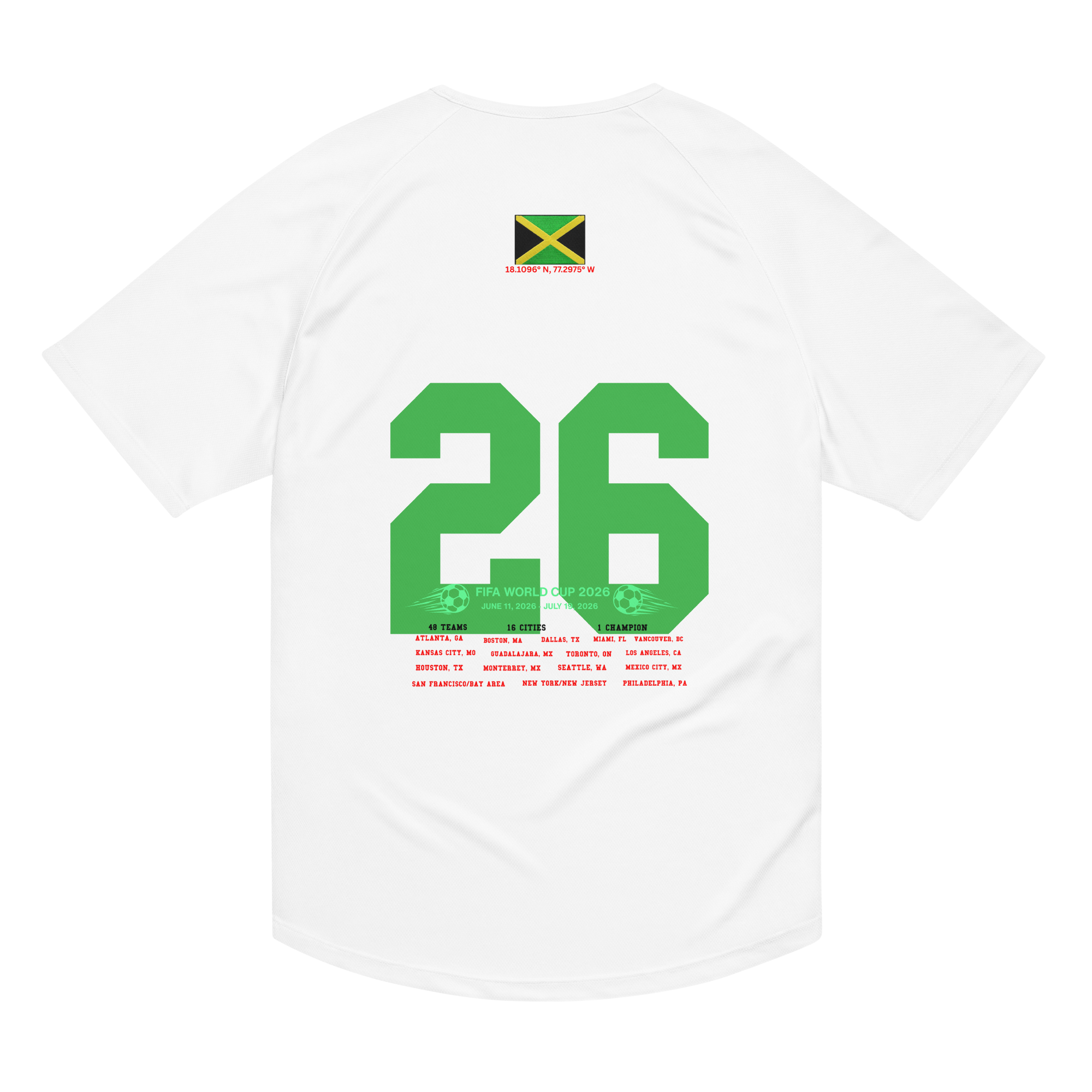 Jamaica World Cup 2026 Streetwear Soccer Jersey