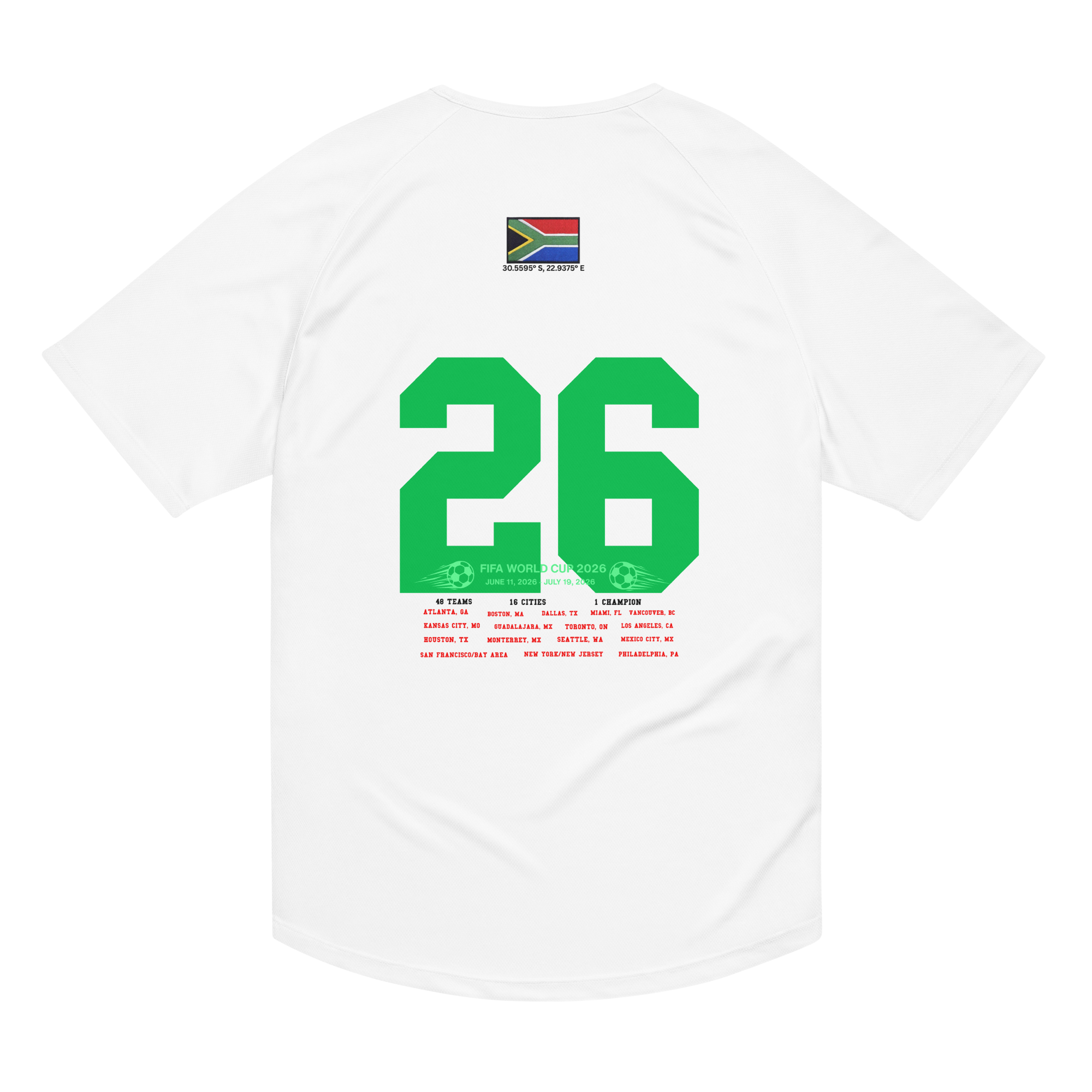 South Africa World Cup 2026 Streetwear Jersey