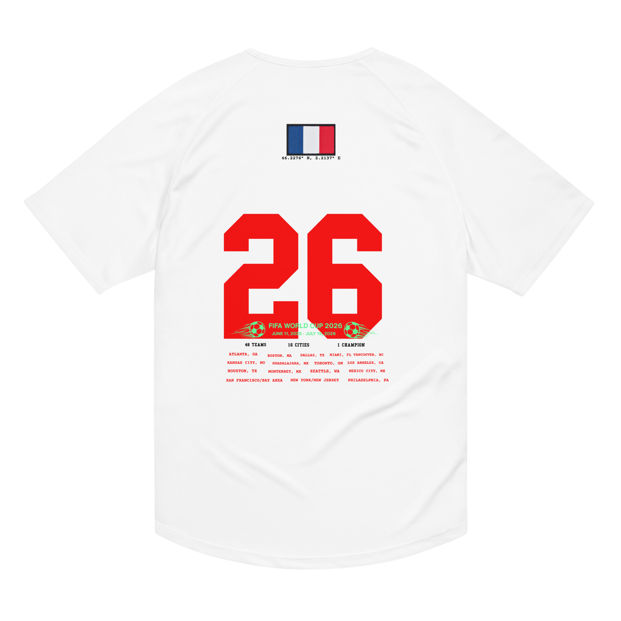 France 2026 World Cup 2026 Streetwear Soccer Jersey