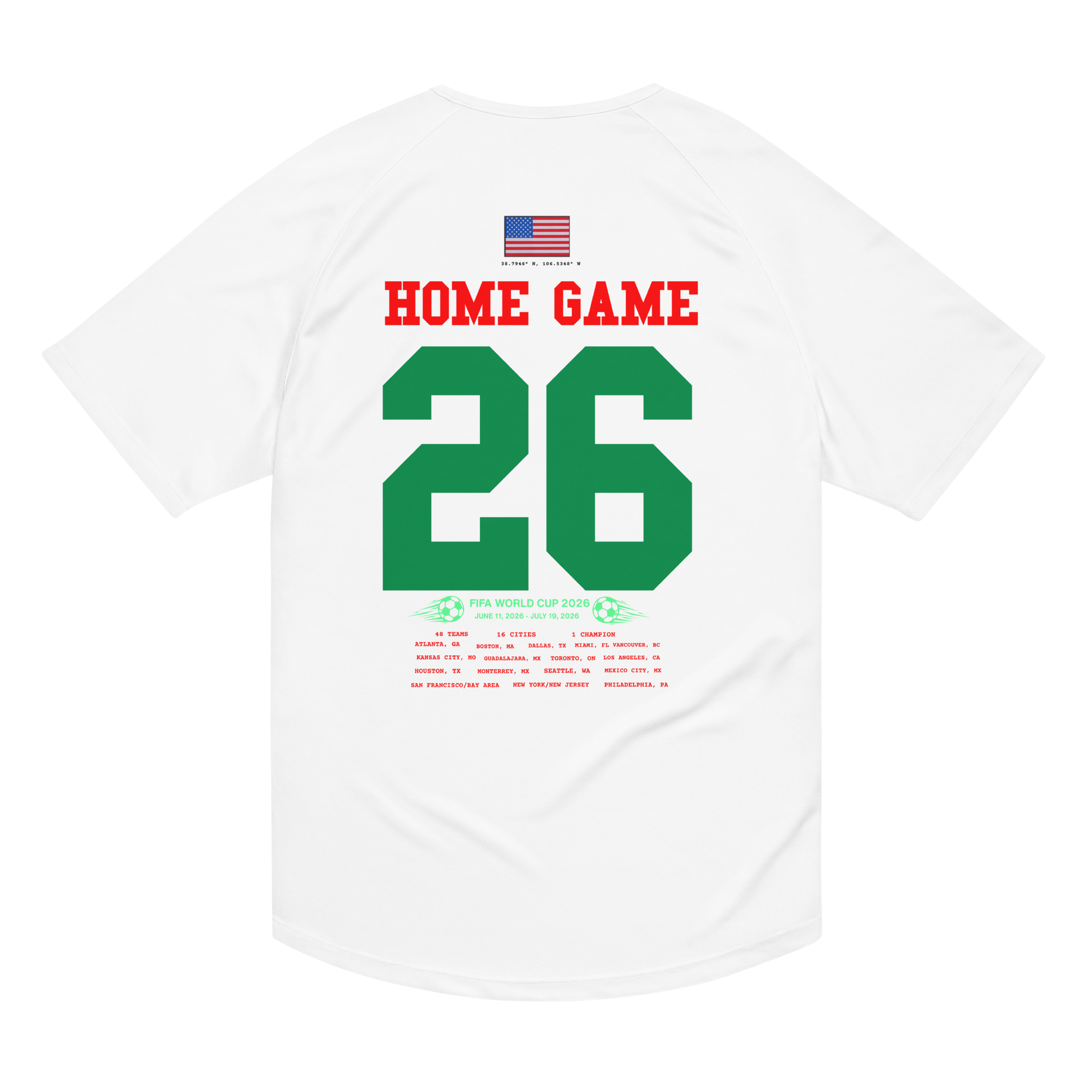 BOSTON World Cup 2026 Streetwear Soccer Jersey