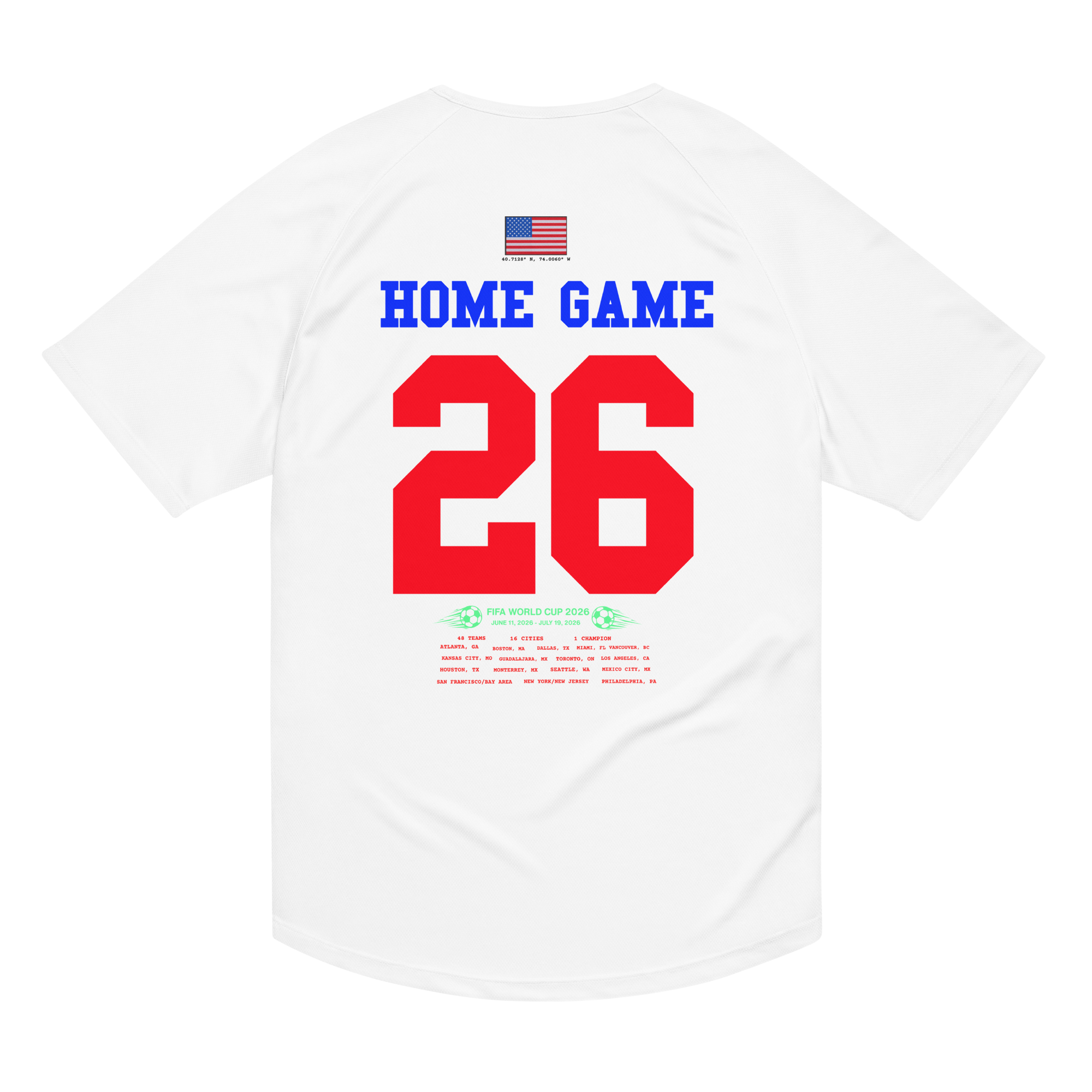 NEW YORK World Cup 2026 Streetwear Soccer Jersey