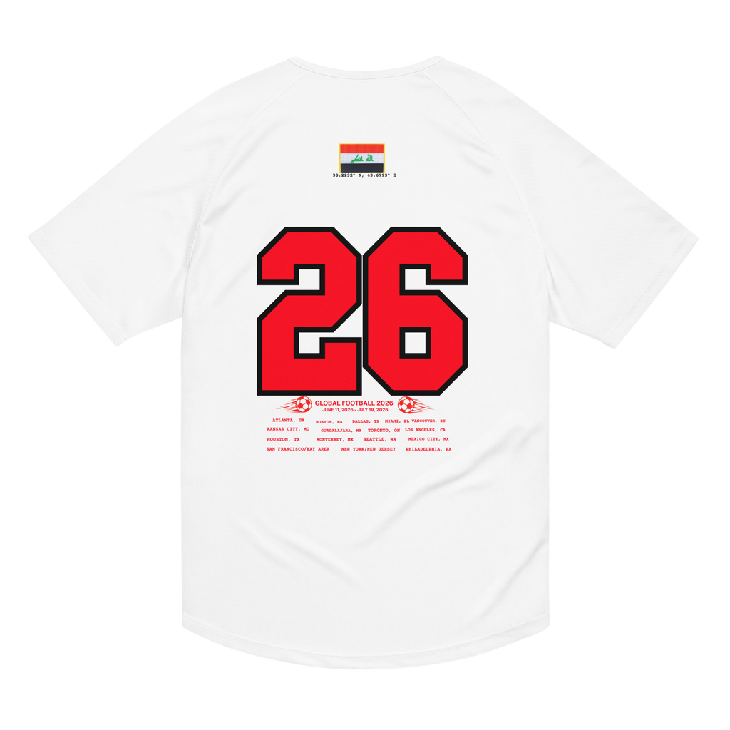 IRAQ 2026 Streetwear Soccer Jersey